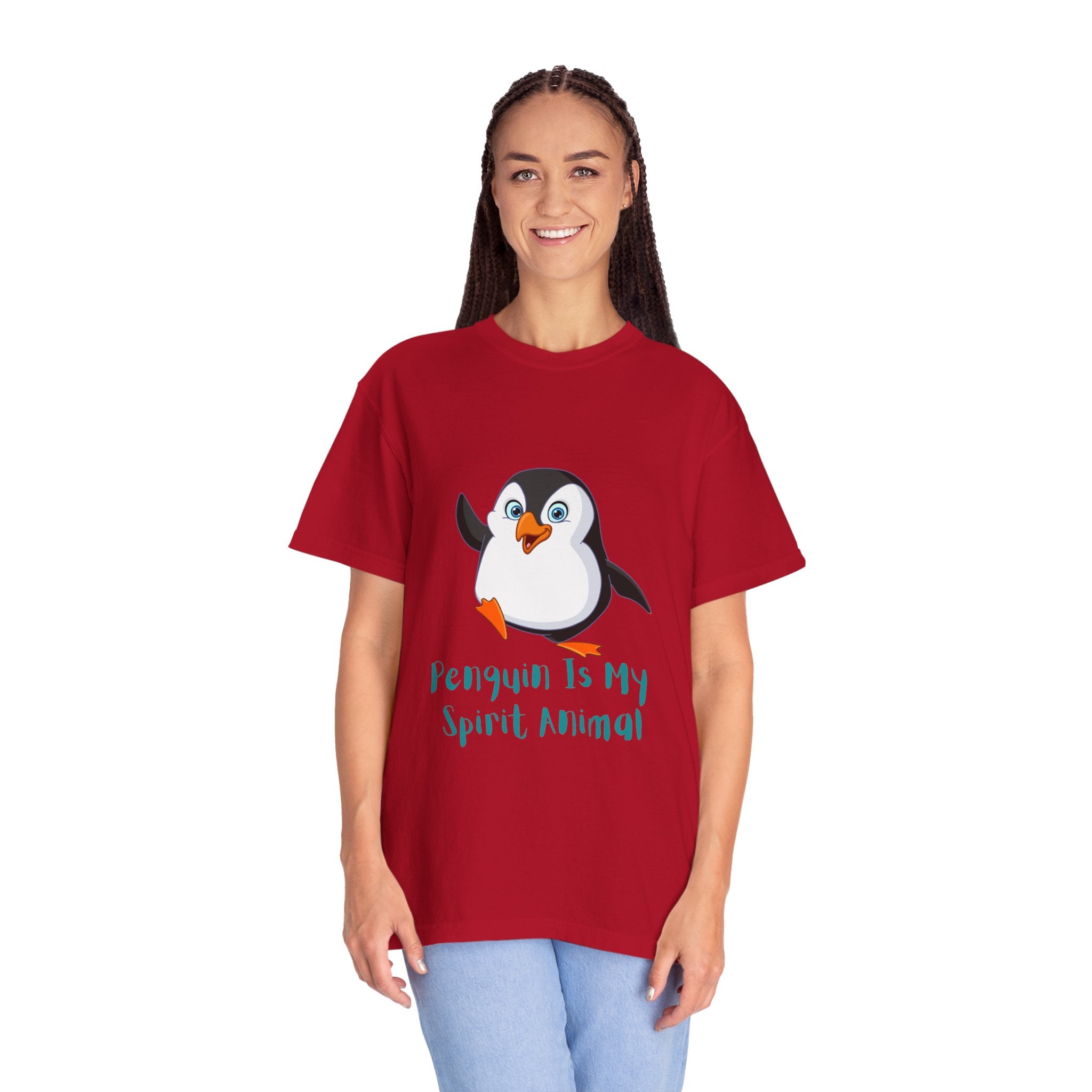 Penguin Spirit Animal T-Shirt - Fun Graphic Tee, Animal Lover Gift, Casual Wear, Unisex Fashion, Cute Birthday Top