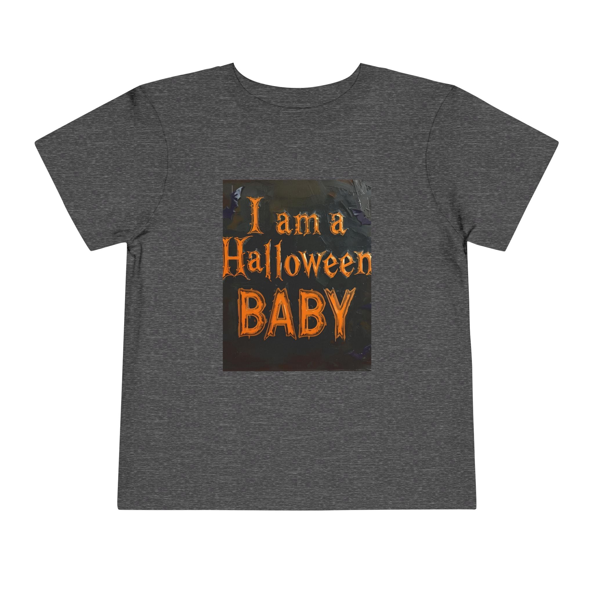 I Am A Halloween Baby Toddler Short Sleeve Tee
