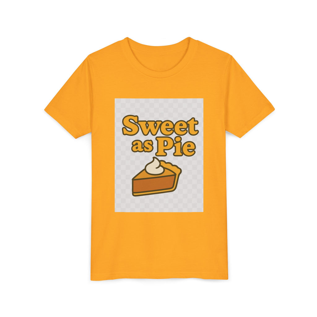 Sweet as Pie Youth Tee - Cute Dessert Graphic T-Shirt for Kids