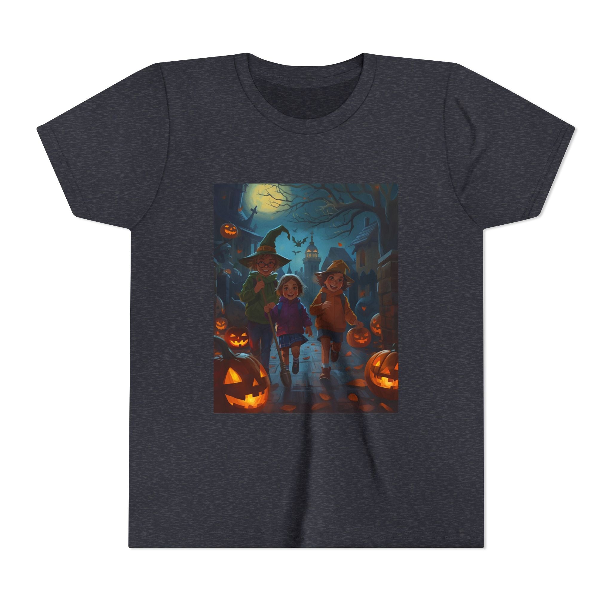 Spooky Halloween Youth Tee | Fun Kids Shirt for Halloween Parties, Trick-or-Treating, Fall Celebrations, Spooky Vibes, Cute Costumes