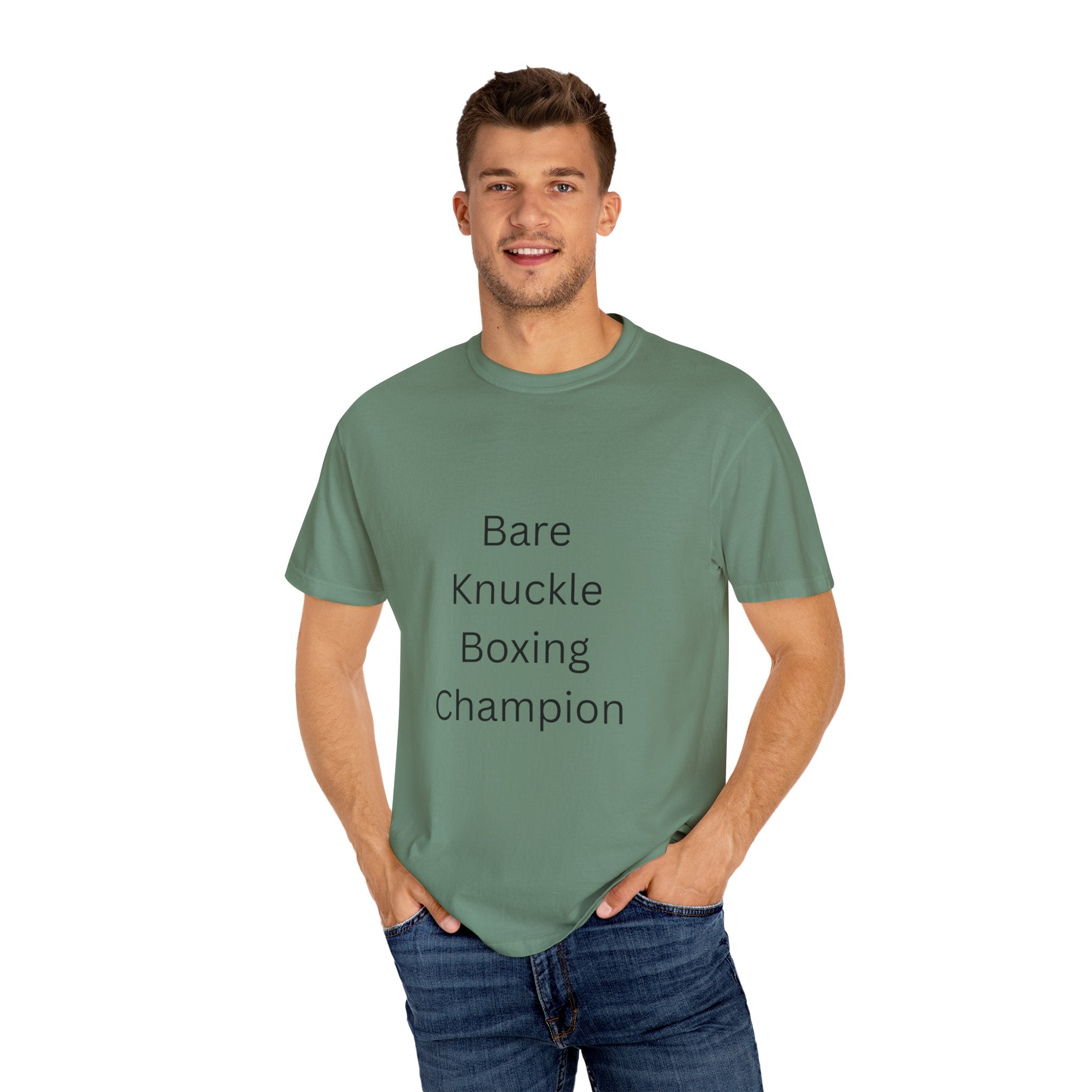Bare Knuckle Boxing Champion T-shirt, Unisex Workout Tee, Gift for Fighters, Casual Sportswear, Motivation Gear, Gym Outfit