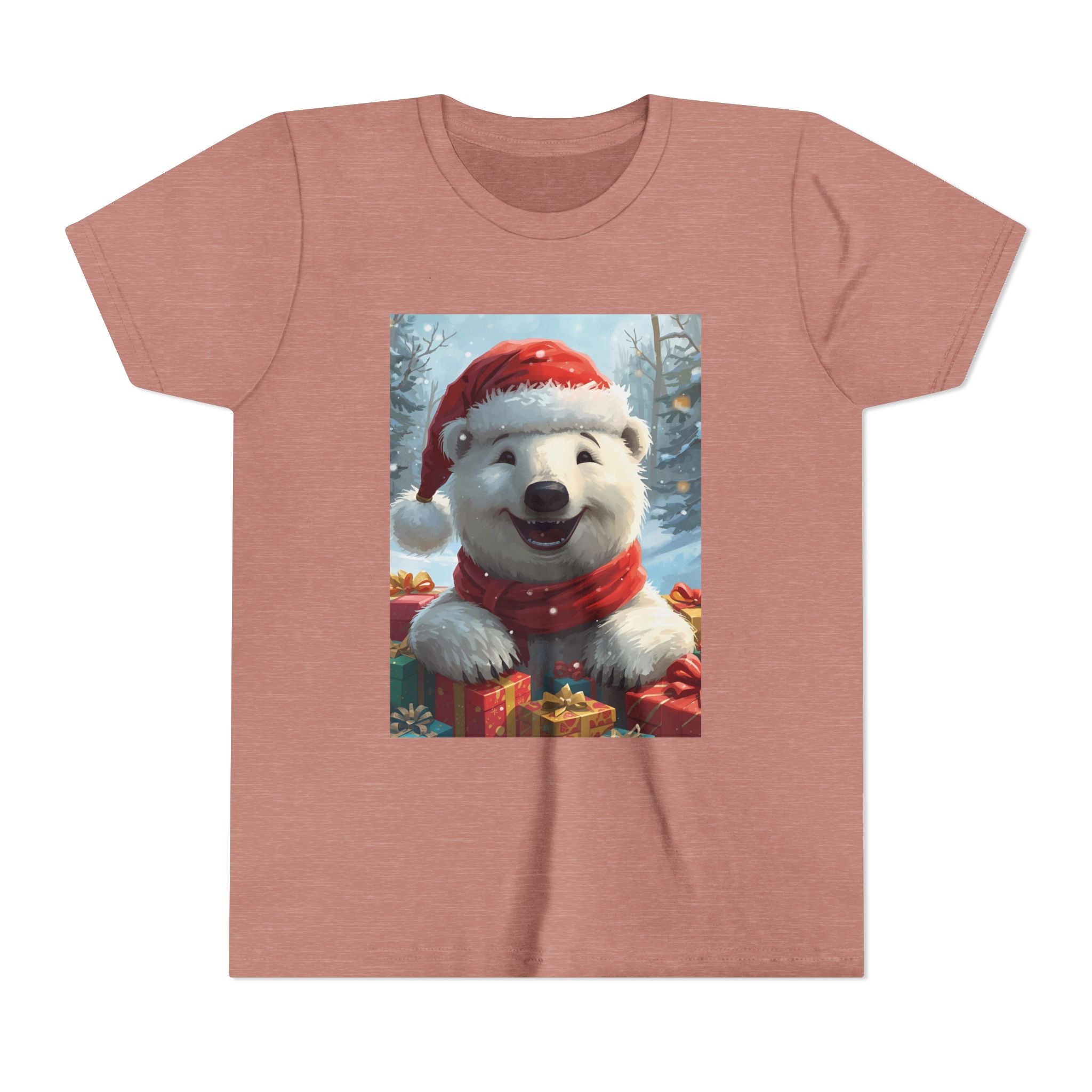 Christmas Bear Youth Short Sleeve Tee
