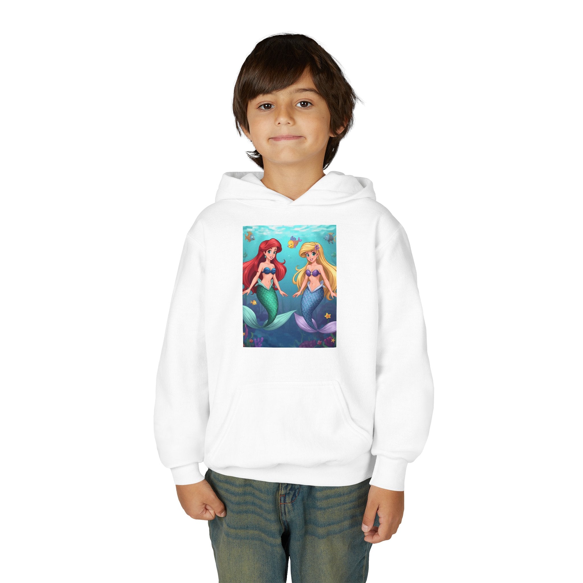 Mermaid Youth Heavy Blend Hooded Sweatshirt