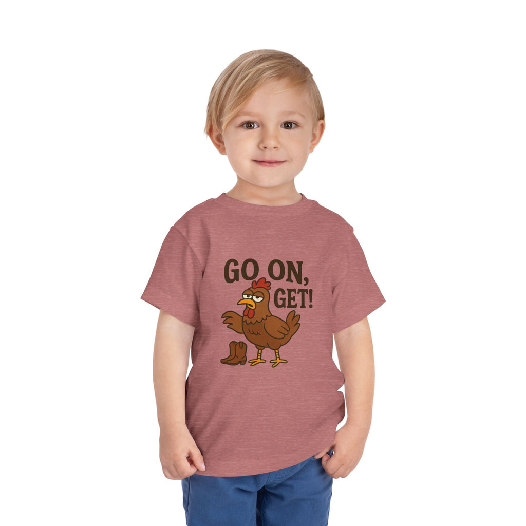Go On Get Funny Toddler Short Sleeve Tee