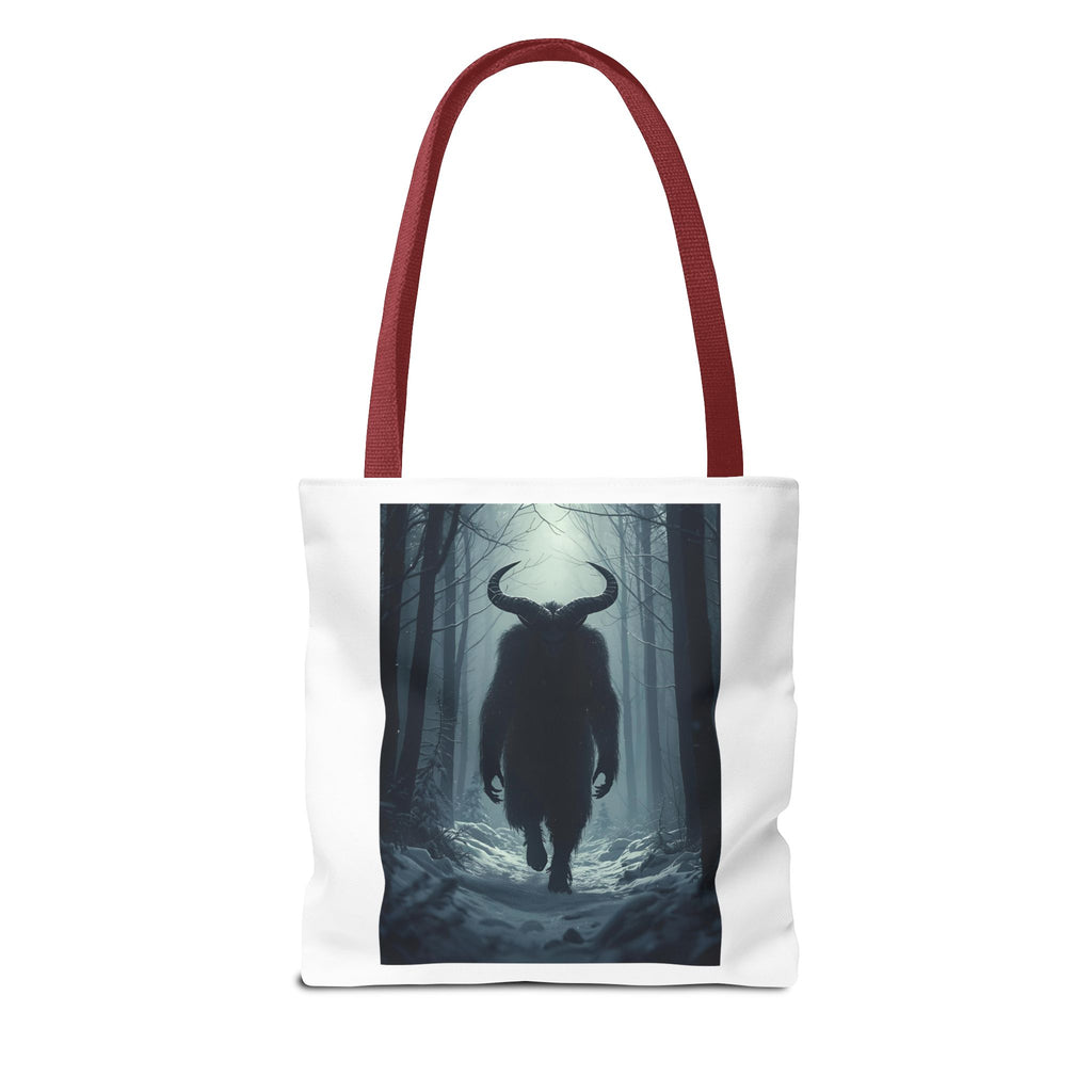 Spooky Forest Mythical Creature Tote Bag, Unique AOP Tote, Forest Design Bag, Eco-Friendly Shopping Bag, Gift for Nature Lovers, Stylish Carryall