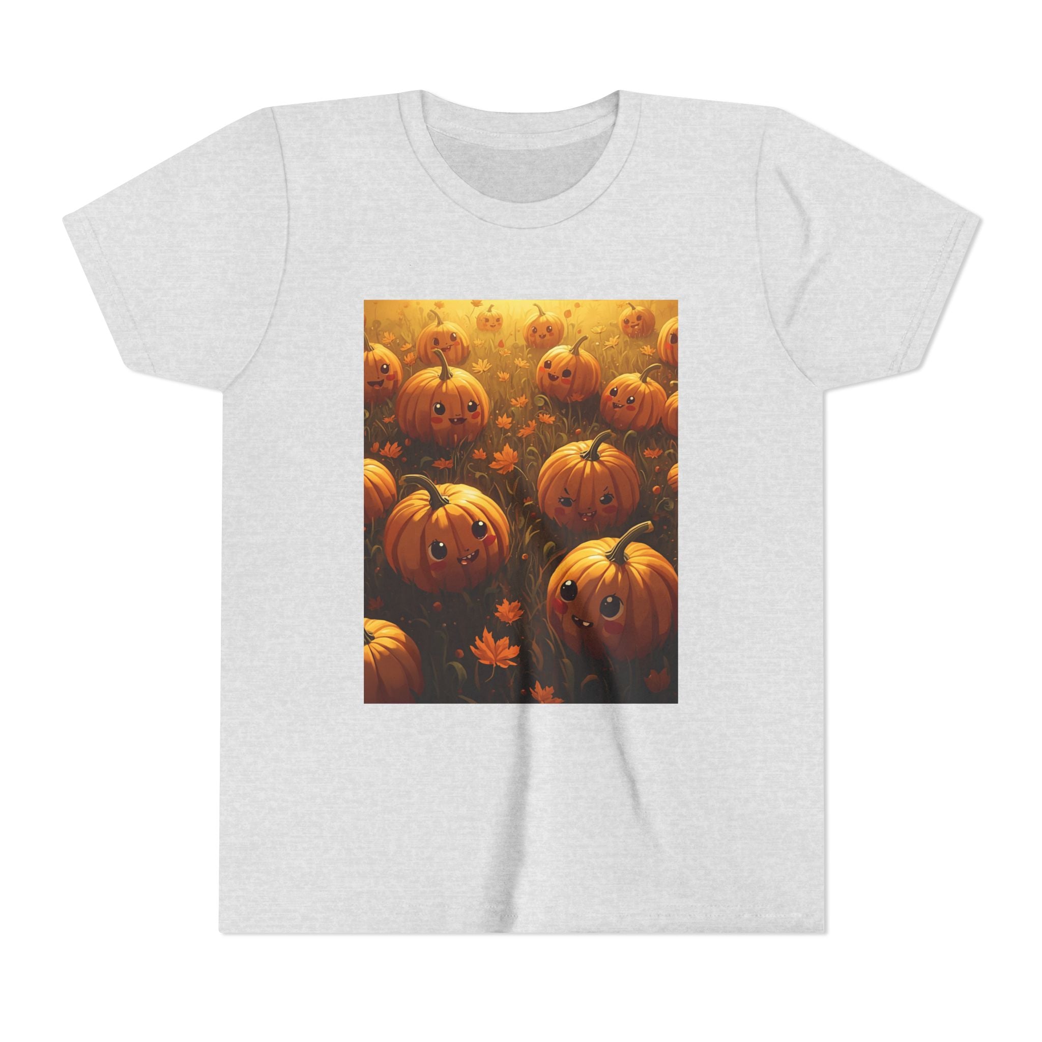 Pumpkin Halloween Youth Tee, Fall Shirt, Halloween Gift, Kids Halloween Apparel, Harvest Celebration T-shirt