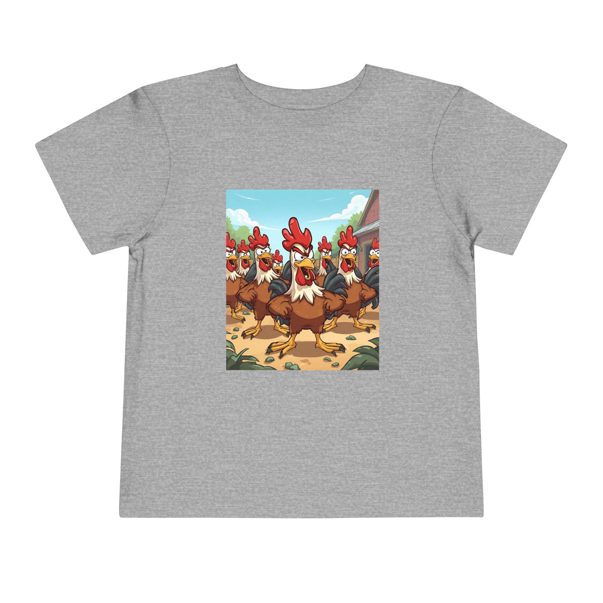 Chicken Funny Toddler Short Sleeve Tee