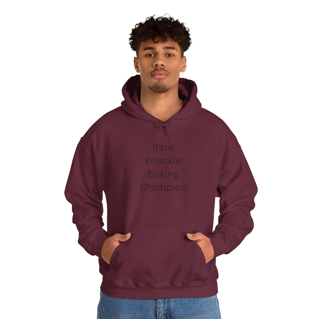 Bare Knuckle Boxing Champion Hoodie | Unisex Sweatshirt, Gift for Boxers, Fitness Apparel, Sportswear, Boxing Champion Merchandise