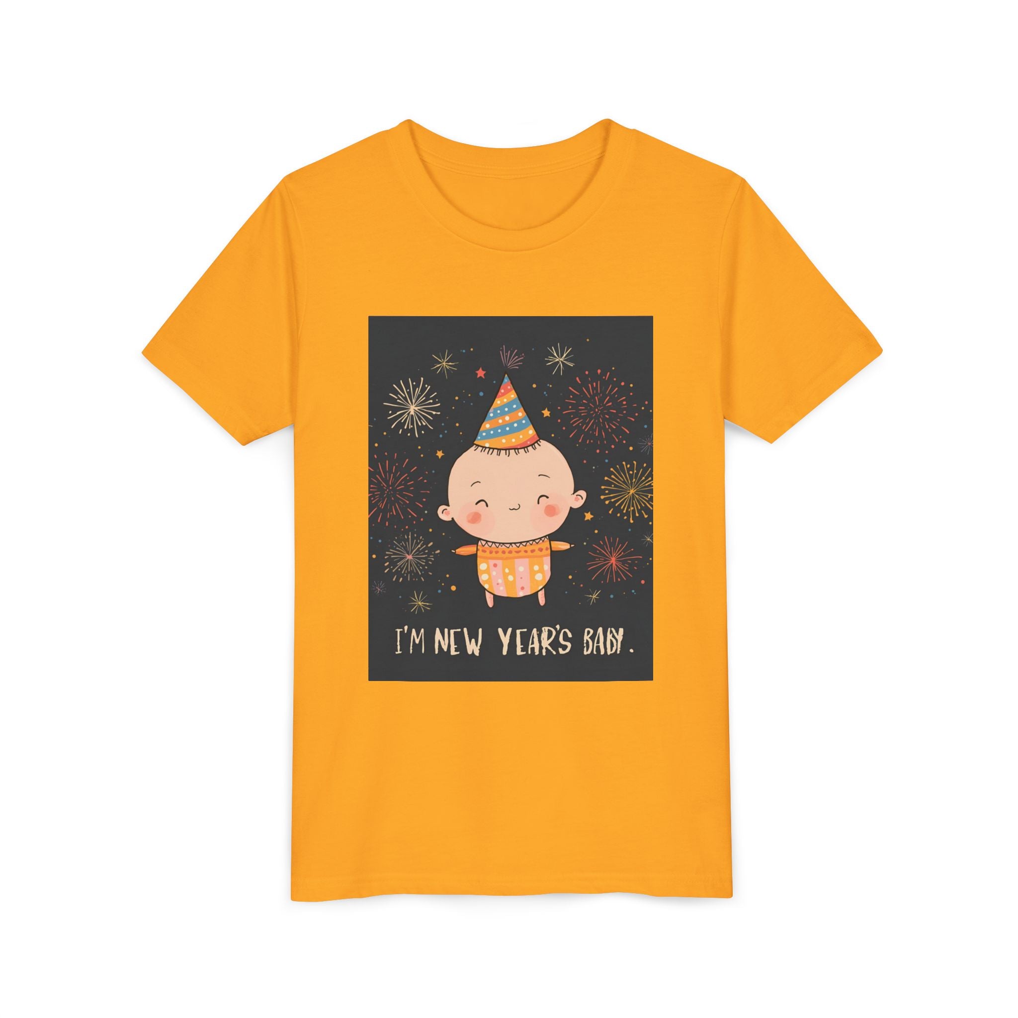 I Am A New Years Baby Youth Short Sleeve Tee