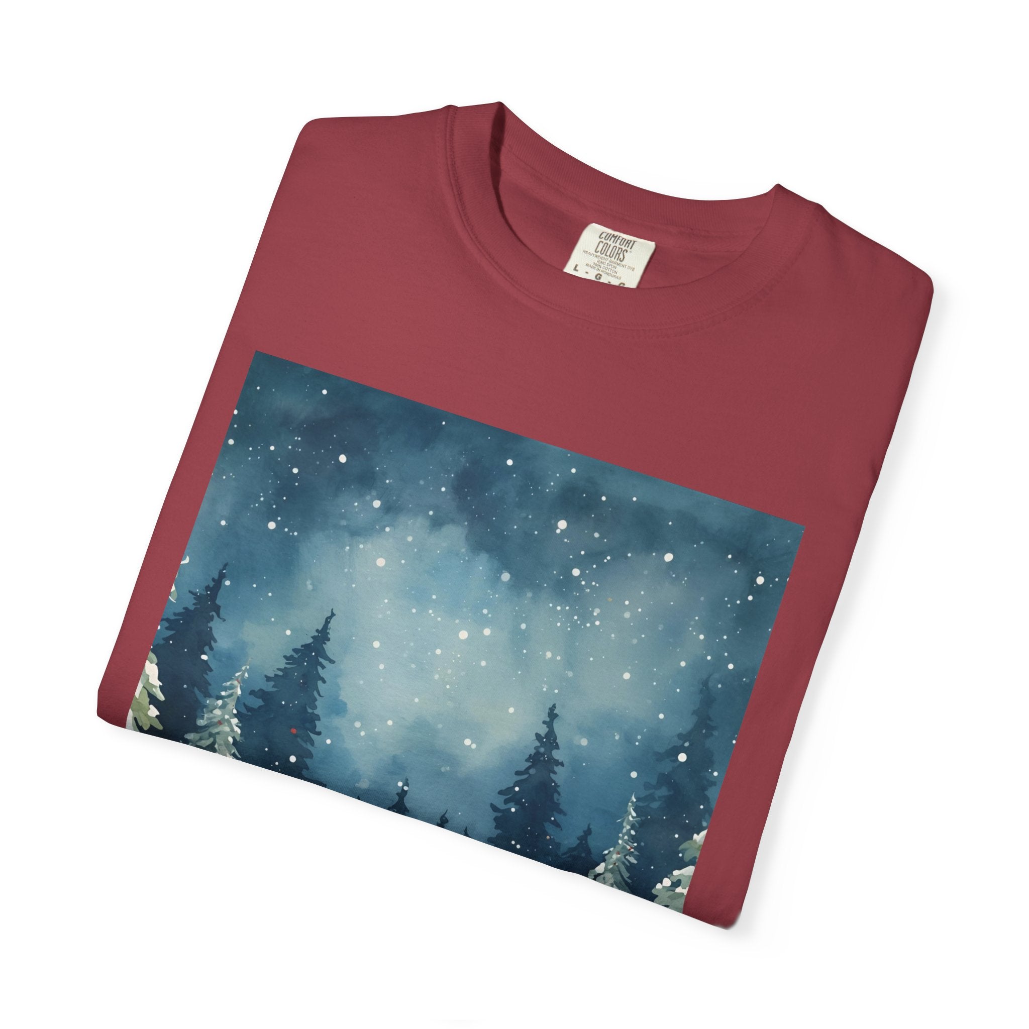 Winter Wonderland T-Shirt, Holiday Gift, Unisex Tee, Cozy Winter Apparel, Snowy Scene Shirt, Christmas Fashion