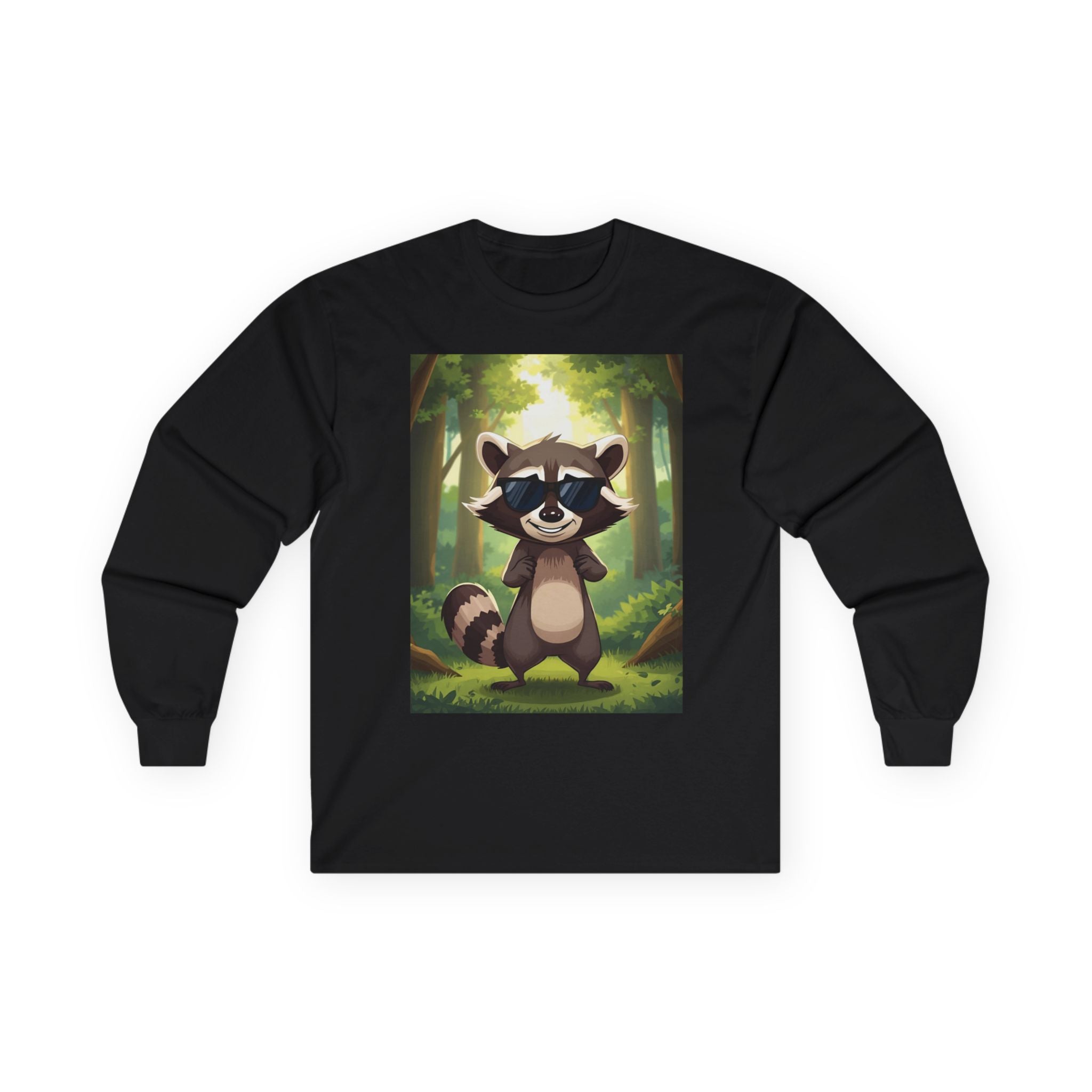 Adorable Raccoon Long Sleeve Tee for Nature Lovers, Perfect Gift for Kids and Adults, Cute Animal Graphic Shirt, Cozy Wear for [...]