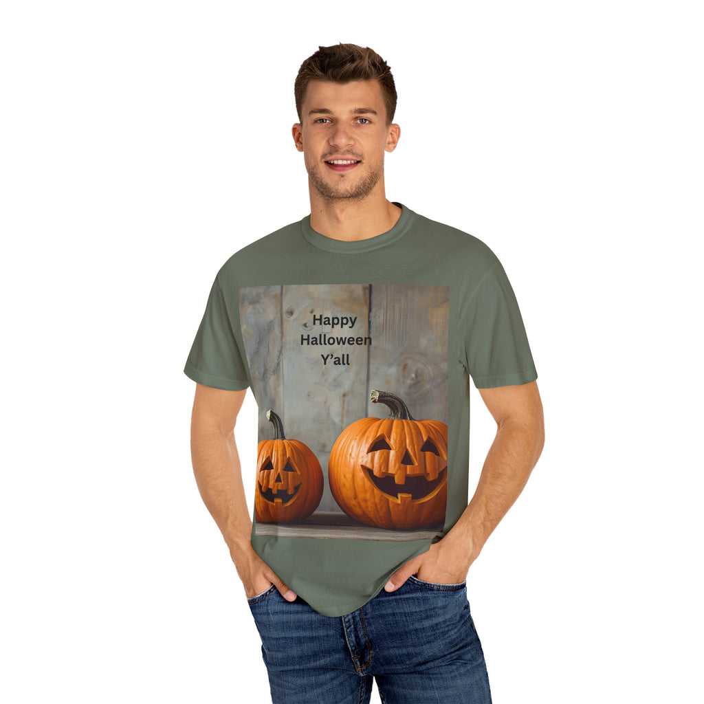 Happy Halloween Y'all T-Shirt | Cozy Fall Tee, Pumpkin Shirt, Unisex Halloween Apparel, October Gift, Casual Wear