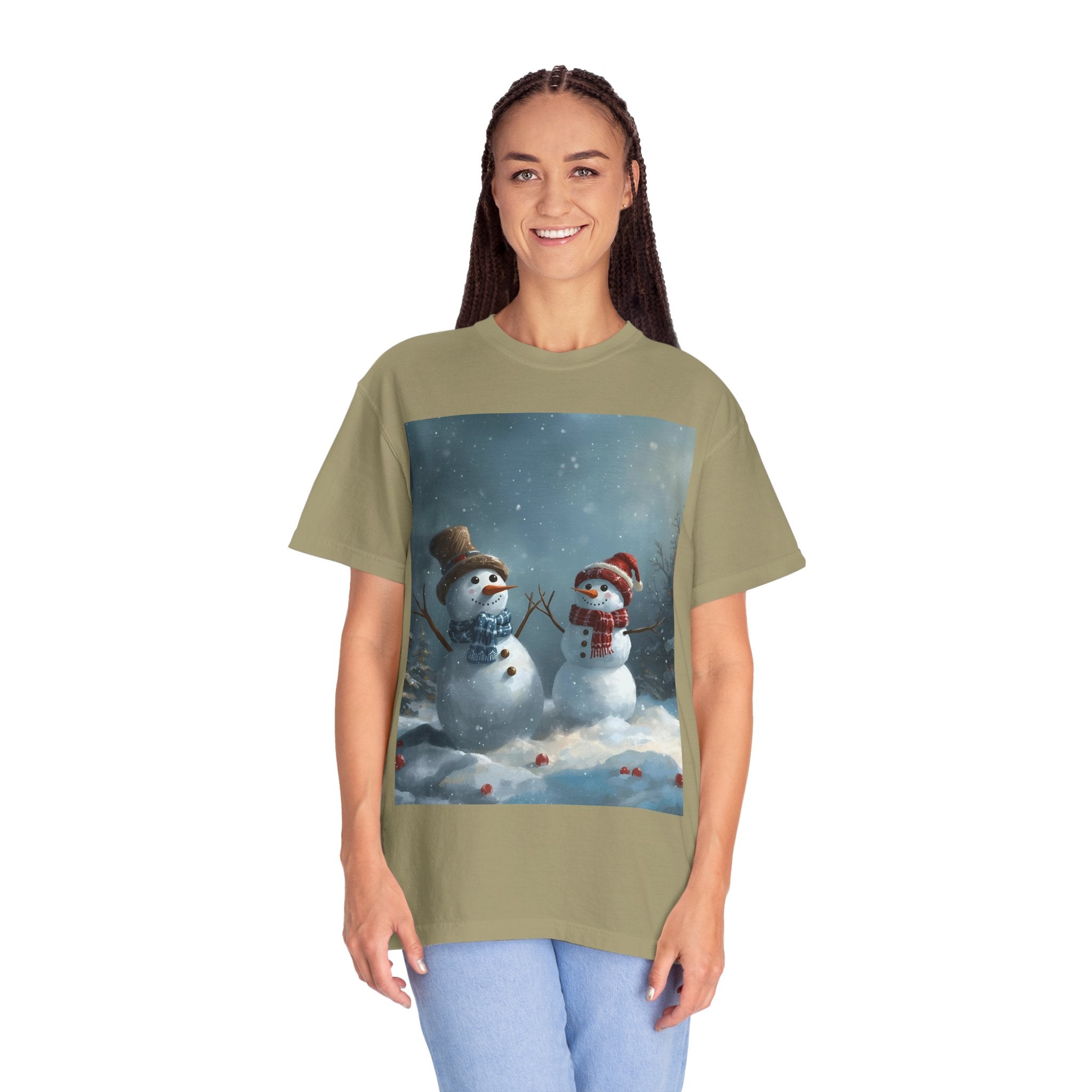 Christmas Winter Wonderland Snowman T-Shirt | Cozy Holiday Tee, Christmas Gift, Unisex Apparel, Seasonal Fashion, Winter Vibes