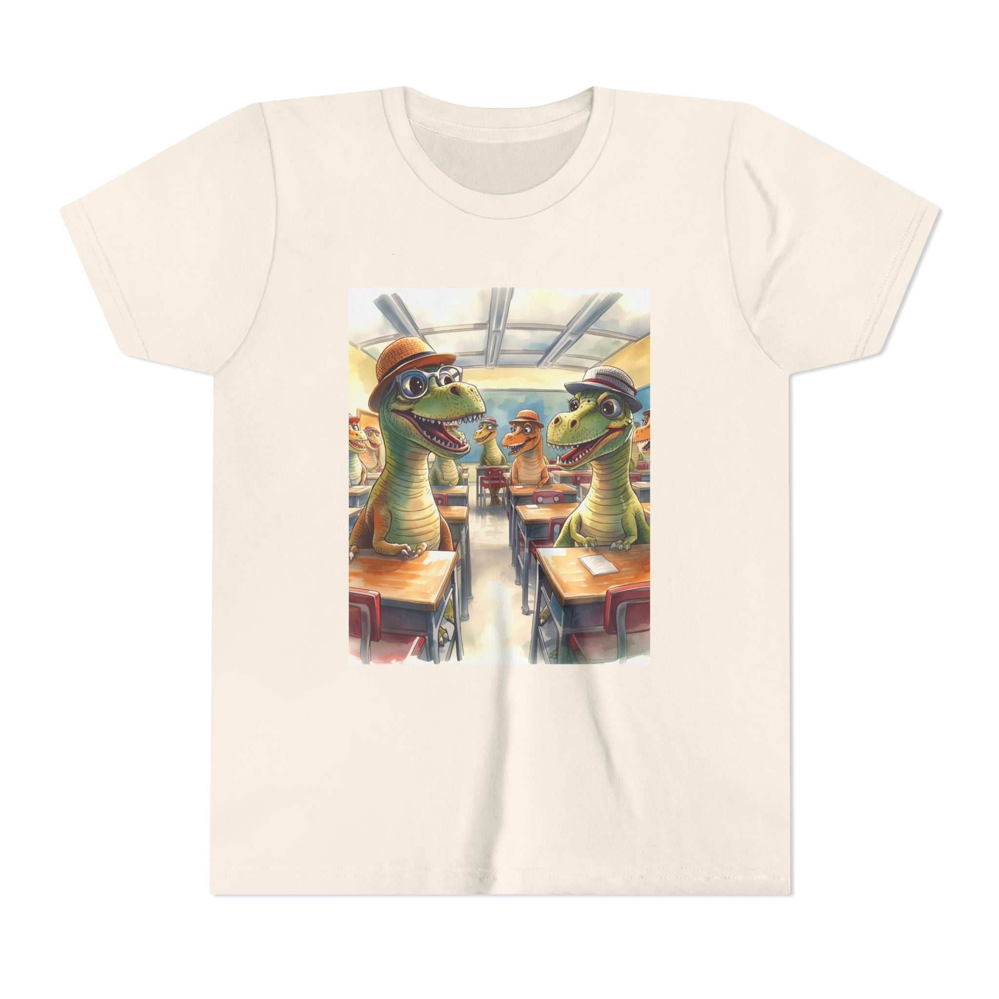 Dinosaur Classroom Youth Short Sleeve Tee
