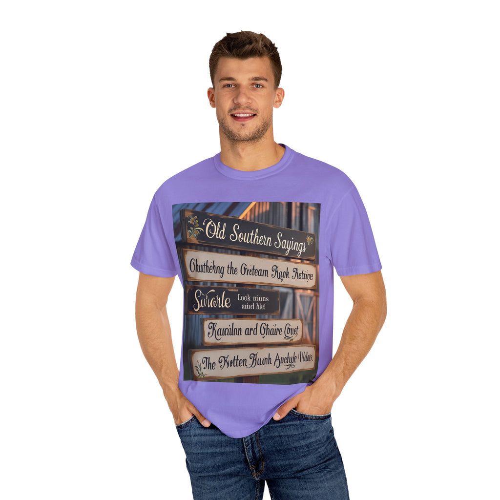 Old Southern Sayings Crossing Unisex T-shirt, Southern Pride Tee, Gift for Her/Him, Casual Wear, Vintage Style Shirt, Summer Wardrobe Essential