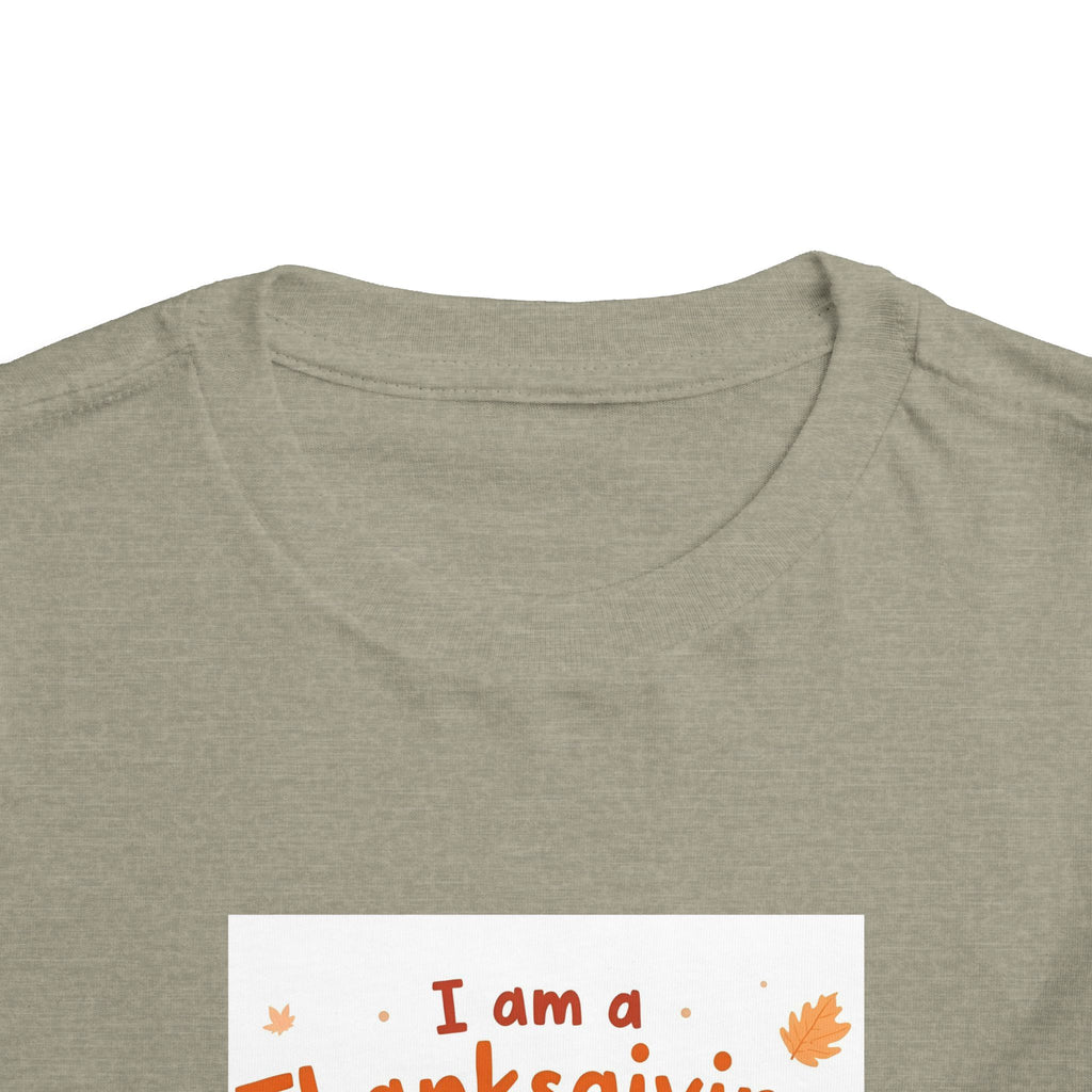 I Am A Thanksgiving Baby Toddler Short Sleeve Tee