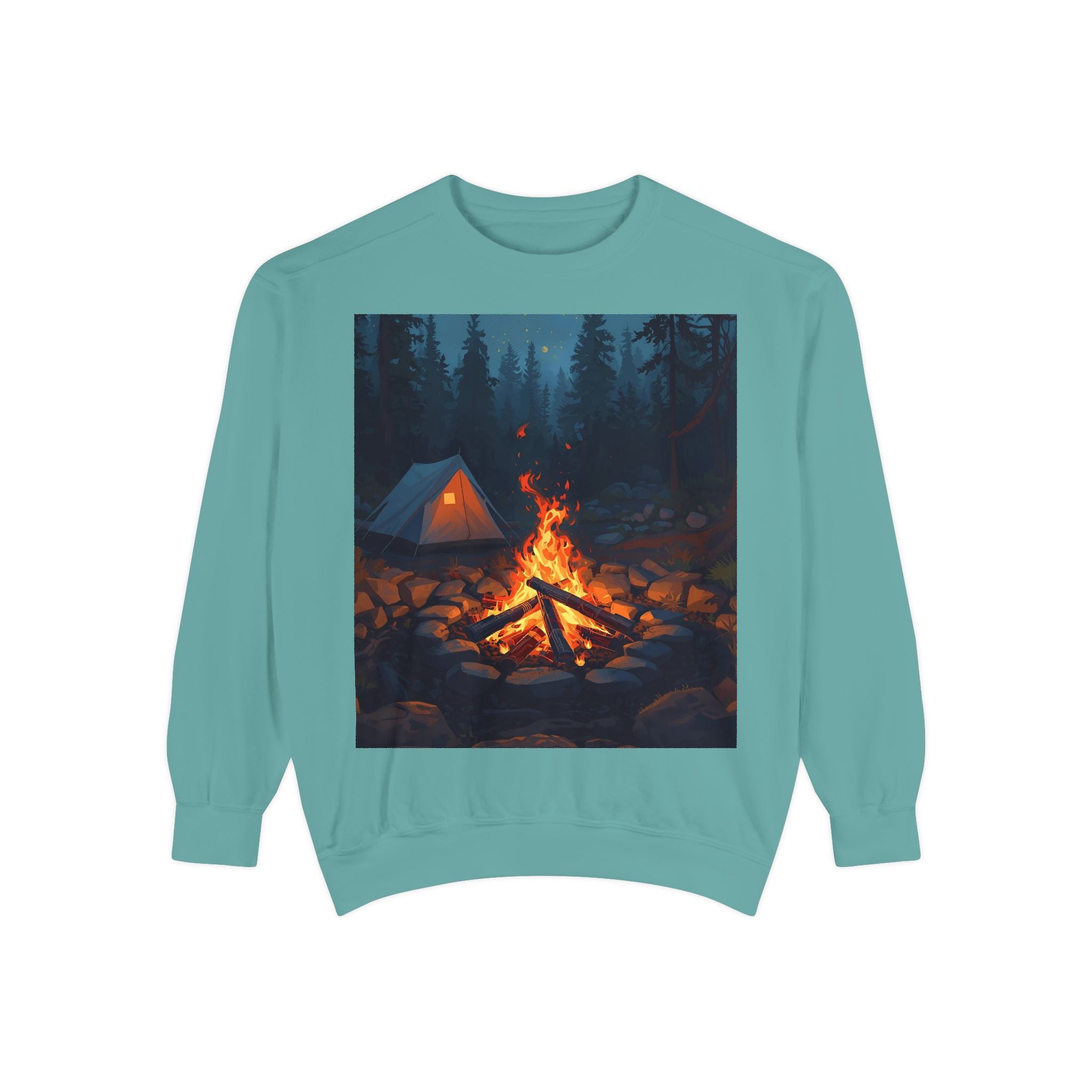 Cozy Campfire Unisex Garment-Dyed Sweatshirt