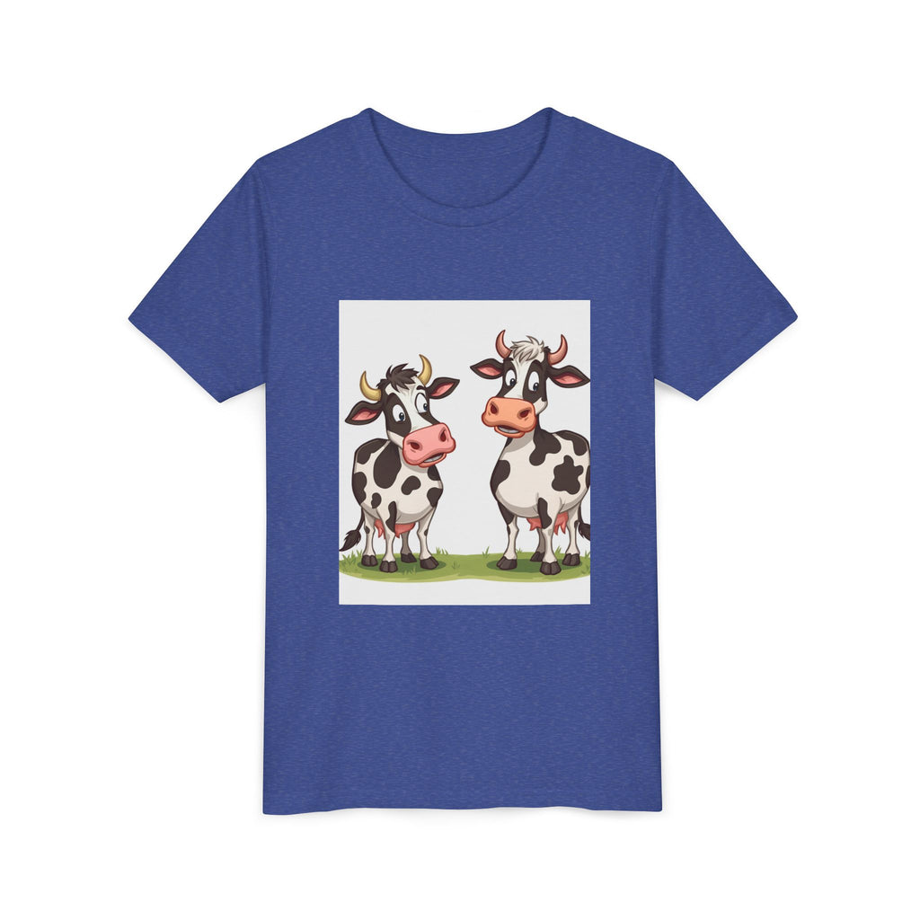 Cute Cows Youth Short Sleeve Tee