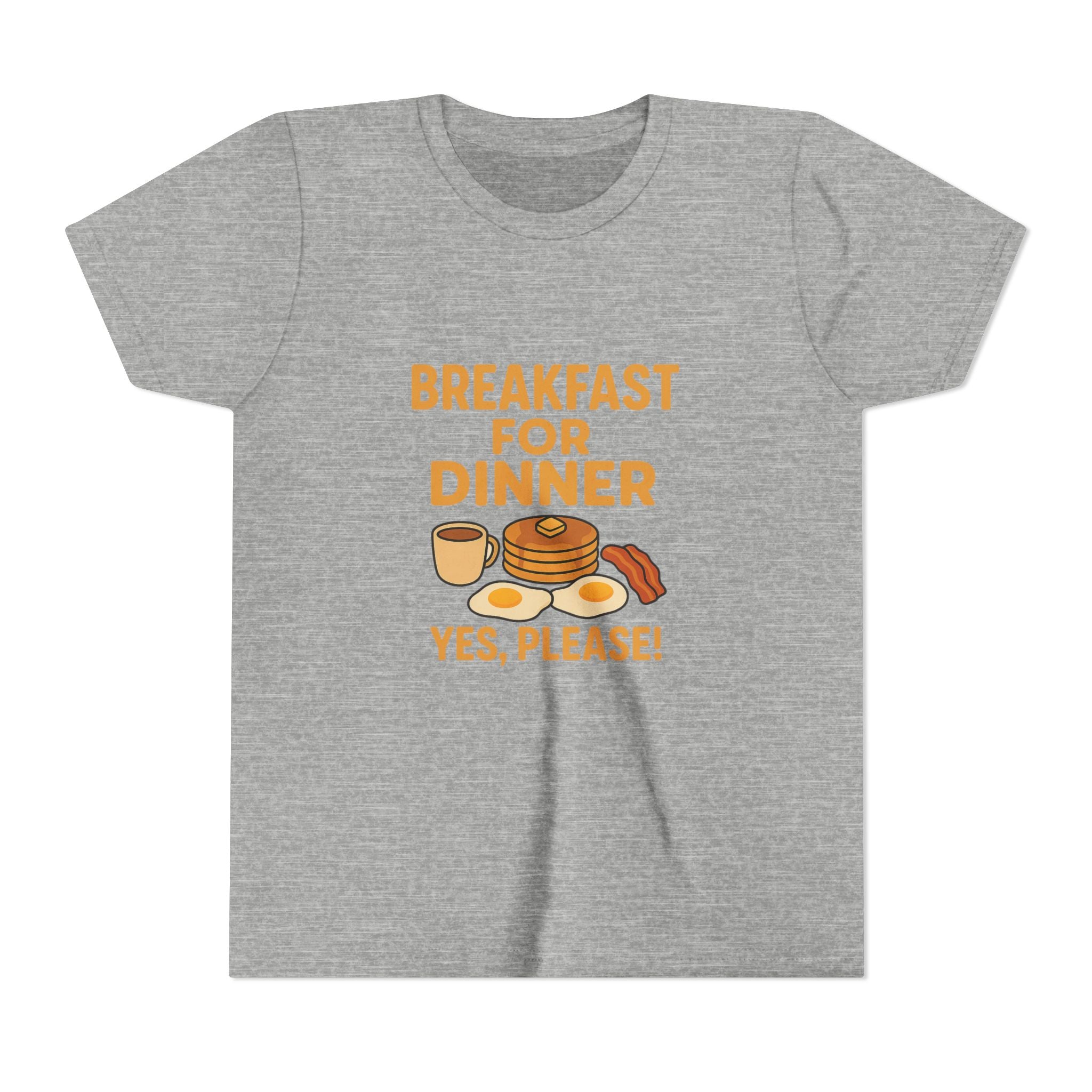 Breakfast For Dinner Youth Short Sleeve Tee