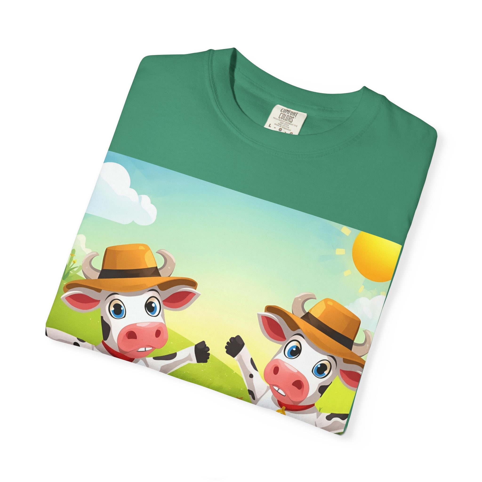 Cute Cow Fun Farm Playful Cow Graphic T-Shirt, Fun Tee for Kids, Animal Lovers, Farm Life, Casual Wear, Summer Vibes, Birthday Gift