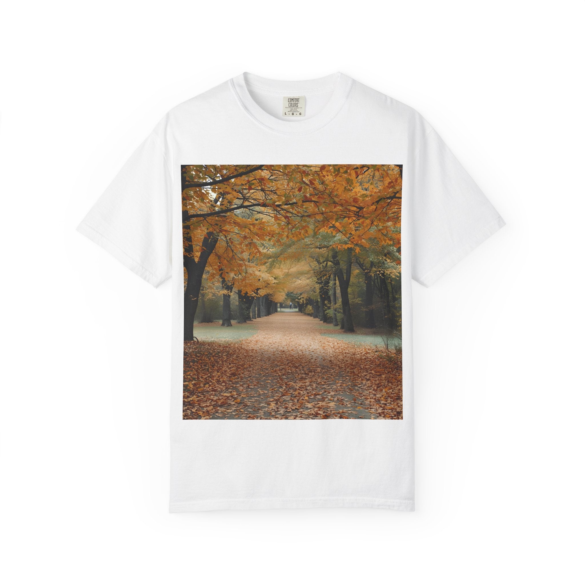 Autumn Pathways Unisex T-Shirt - Cozy Fall Vibes, Nature Lover's Tee, Seasonal Style, Perfect for Thanksgiving, Outdoors Events