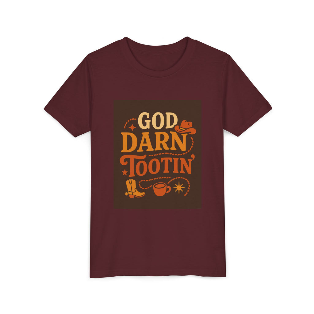 God Darn Tootin Youth Short Sleeve Tee