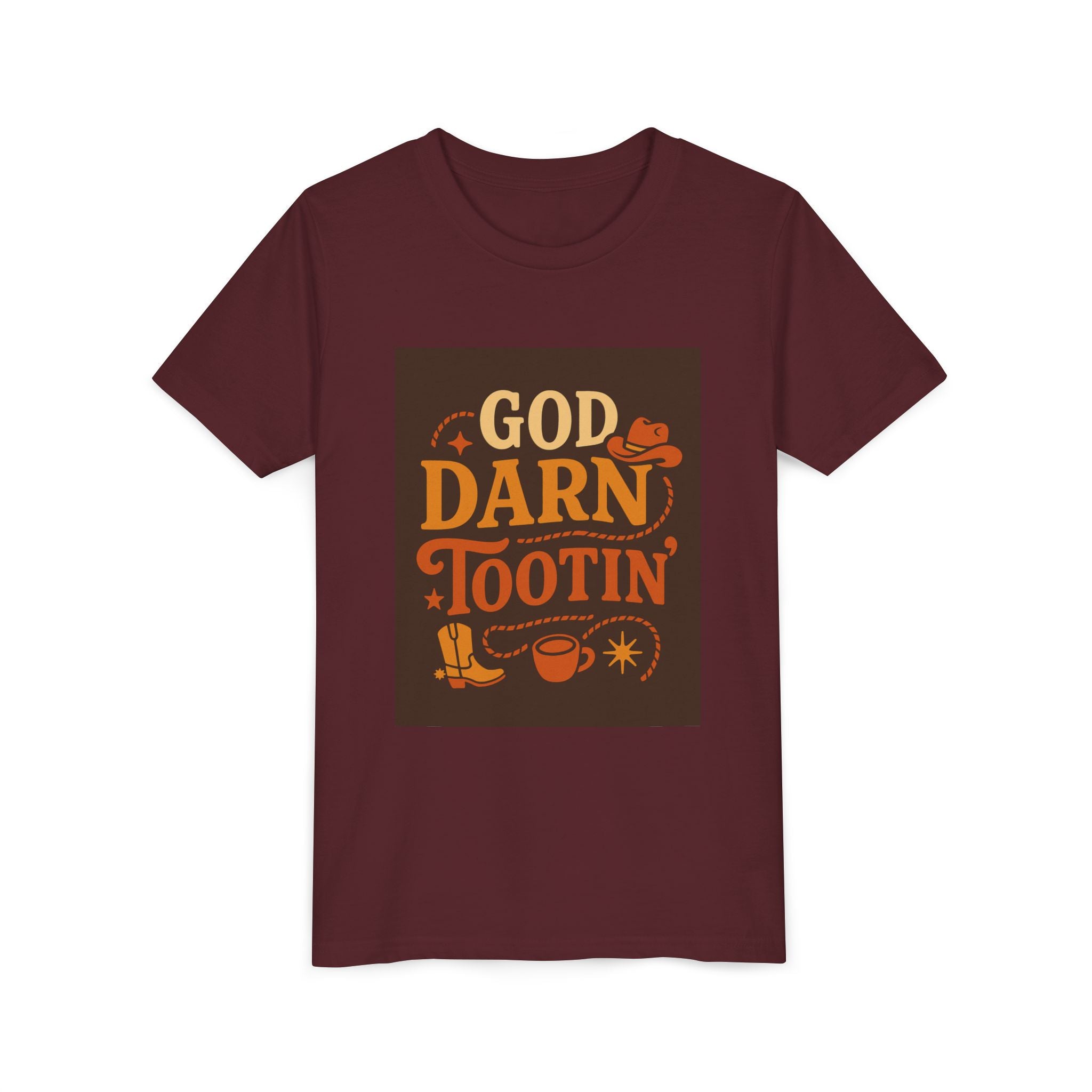God Darn Tootin Youth Short Sleeve Tee
