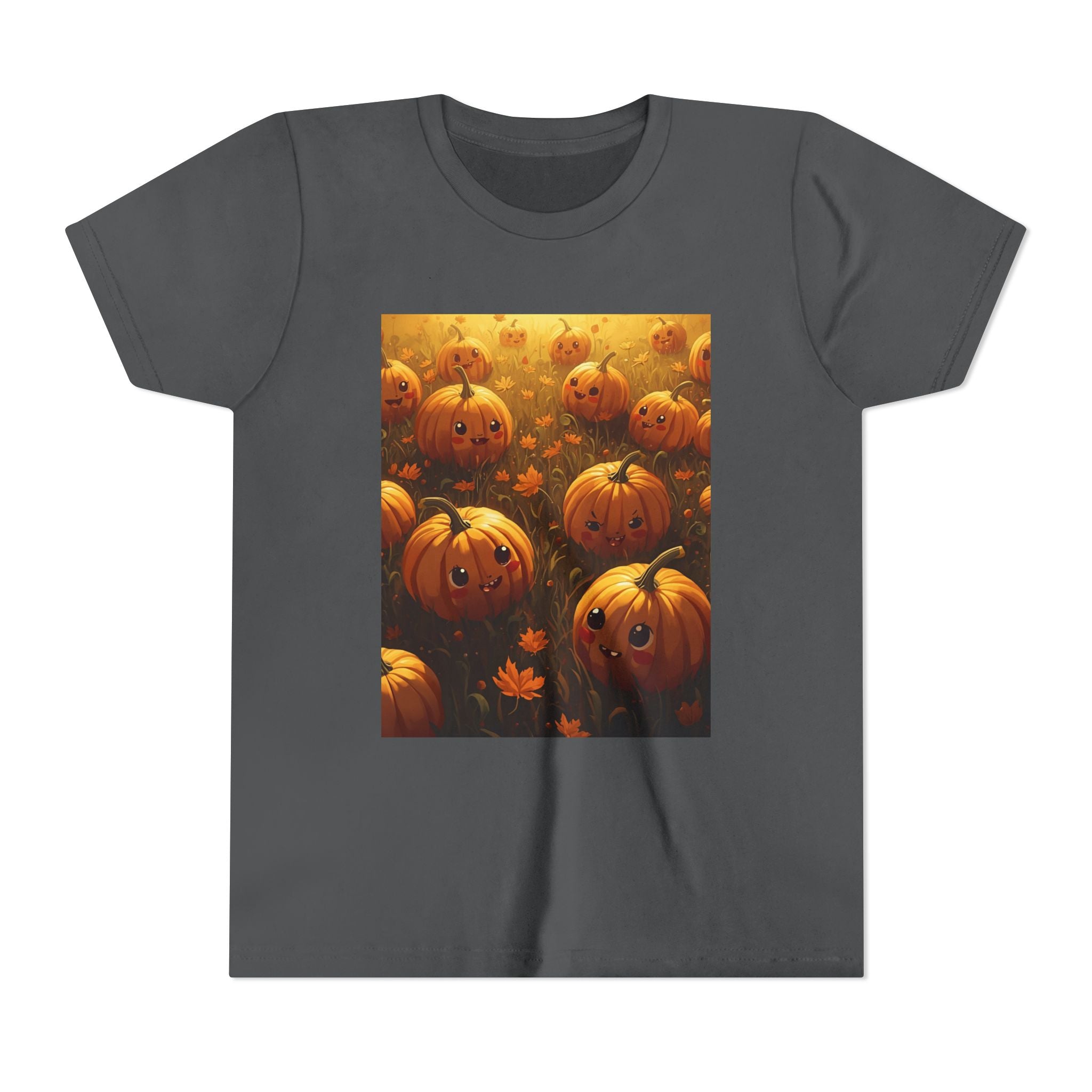 Pumpkin Halloween Youth Tee, Fall Shirt, Halloween Gift, Kids Halloween Apparel, Harvest Celebration T-shirt