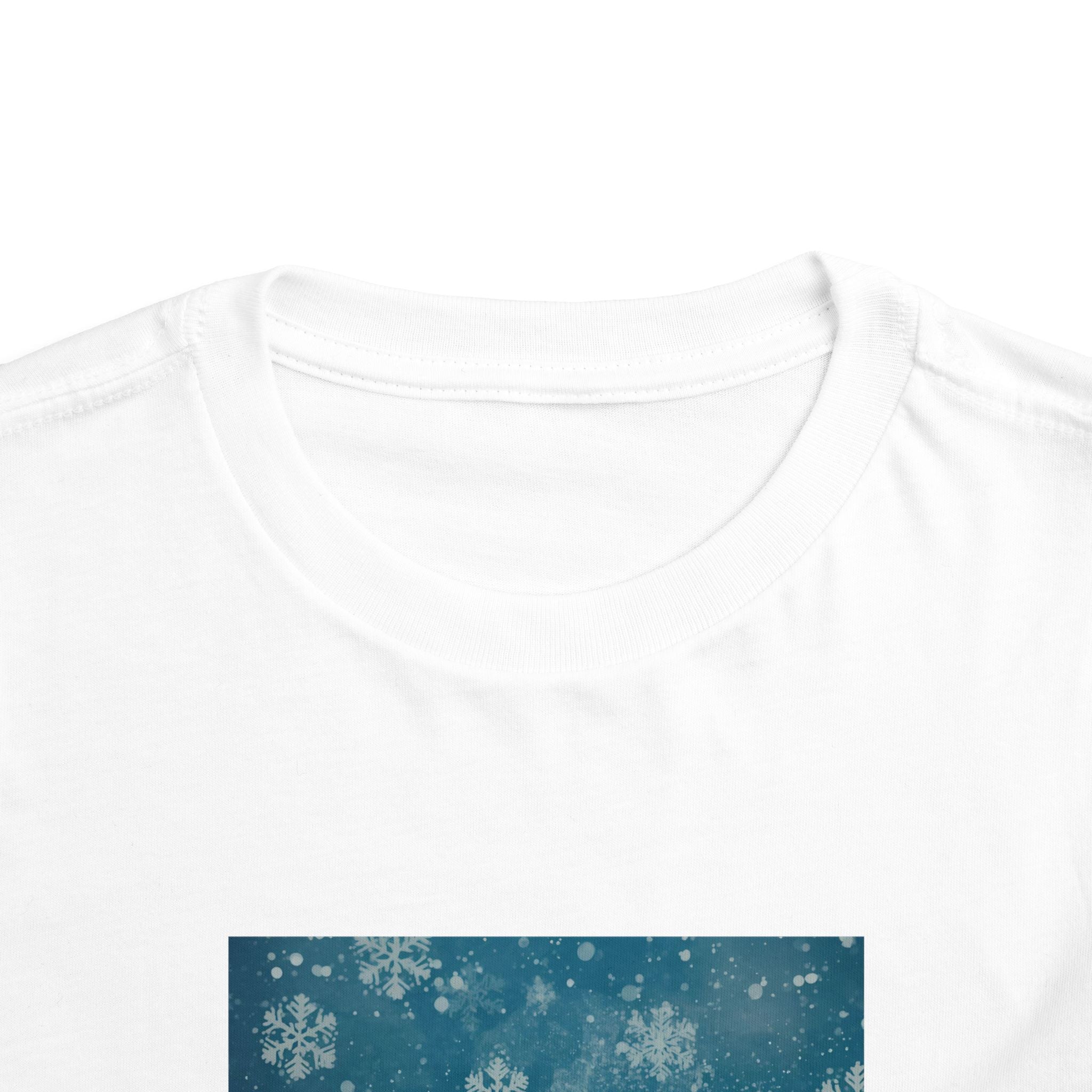 Cute Cat Festive Christmas Toddler Short Sleeve Tee