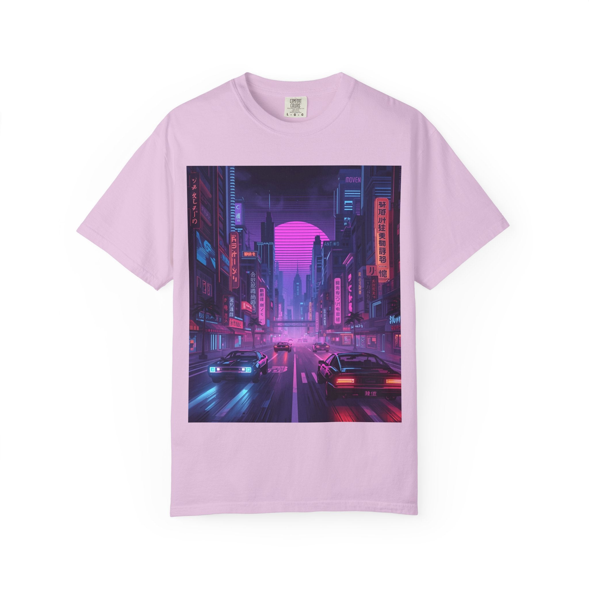 Futuristic City Unisex T-Shirt, Trendy Graphic Tee, Streetwear Style, Perfect for Gifts, Casual Wear, Summer Vibes