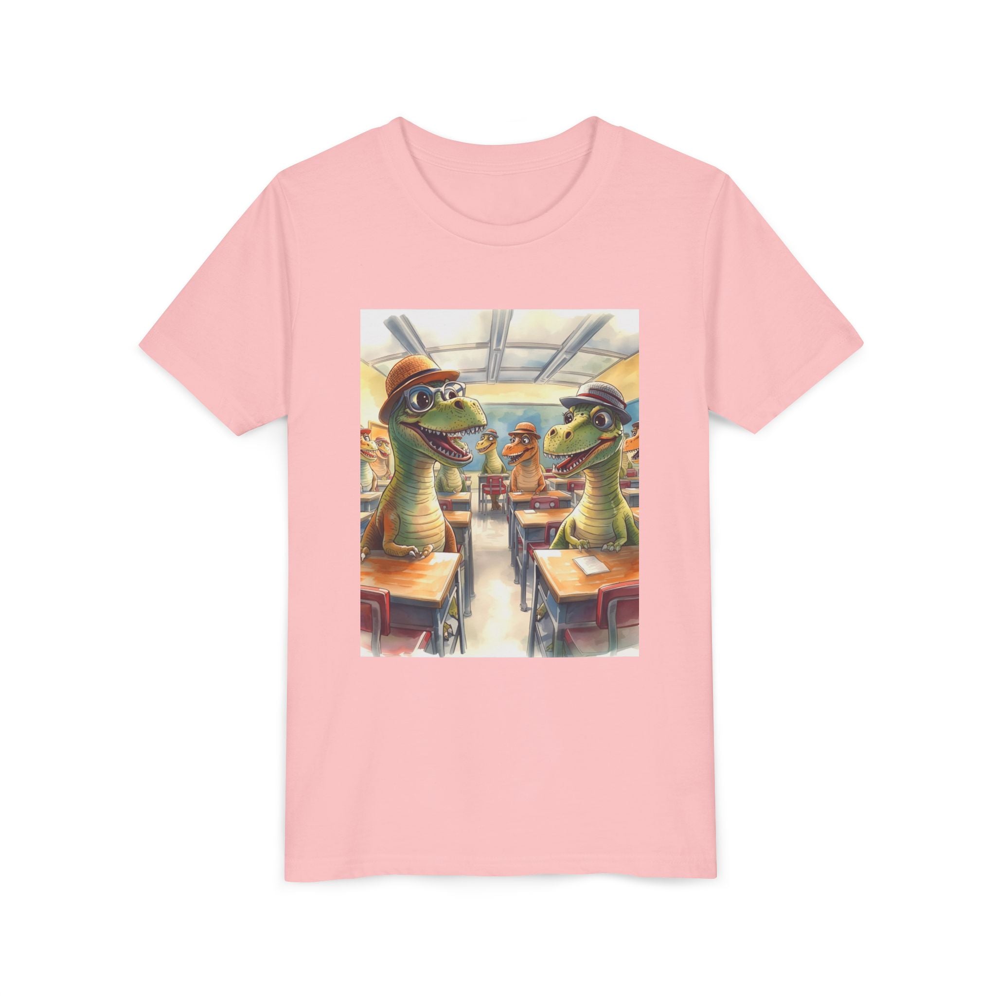 Dinosaur Classroom Youth Short Sleeve Tee