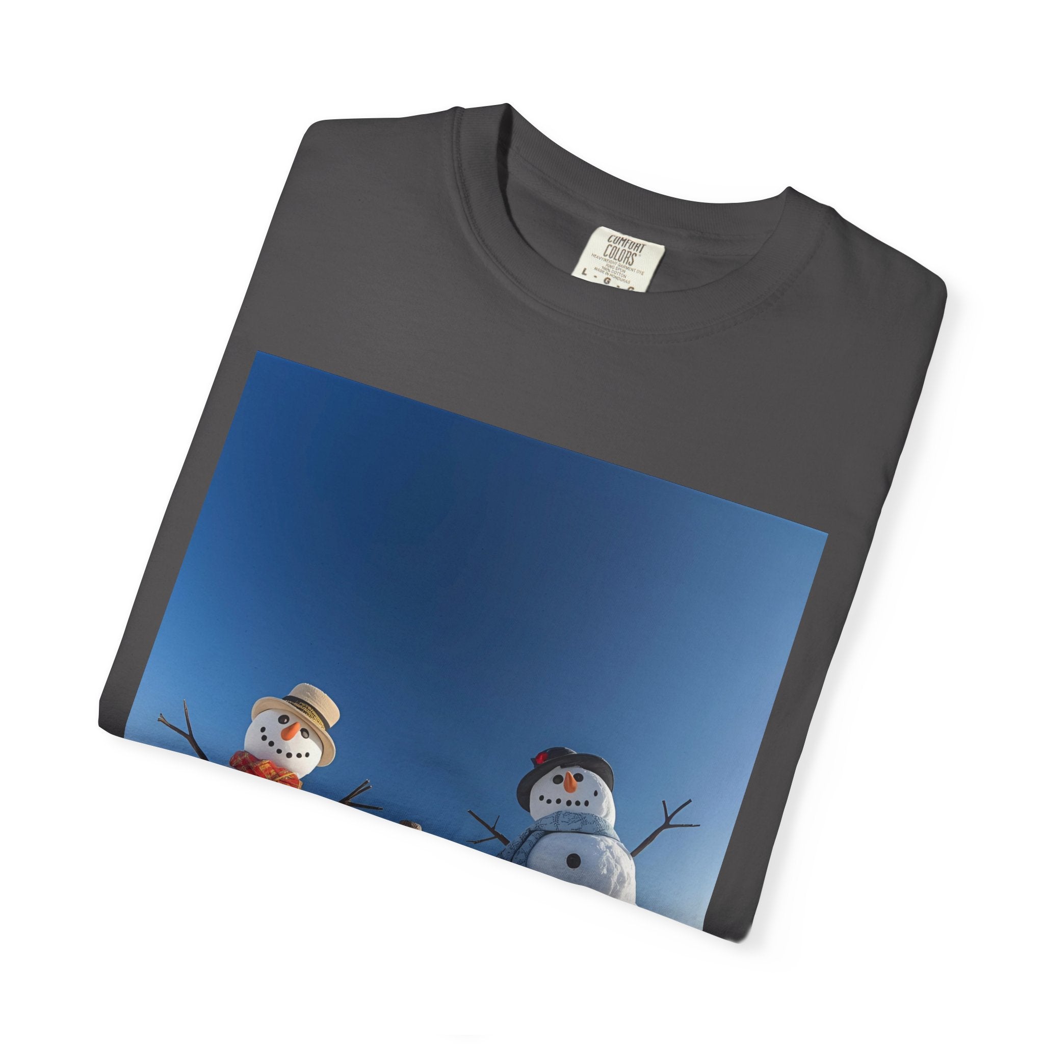 Festive Christmas Winter Wonderland Snowman T-shirt, Holiday Apparel, Christmas Gift, Unisex Tees, Cozy Winter Outfit, Family Fun