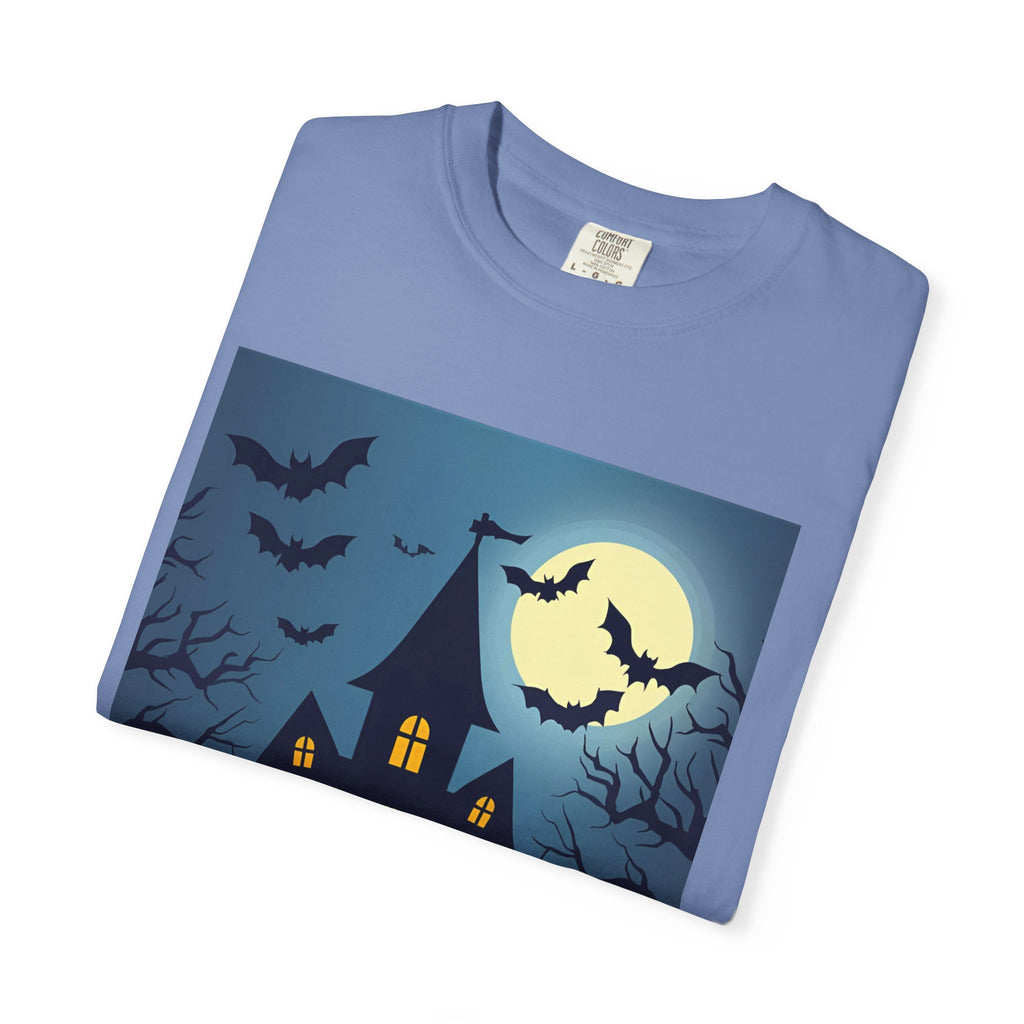 Haunted House Graphic T-Shirt | Halloween Tee, Unisex Shirt, Spooky Top, Fall Apparel, Gift for Halloween Lovers