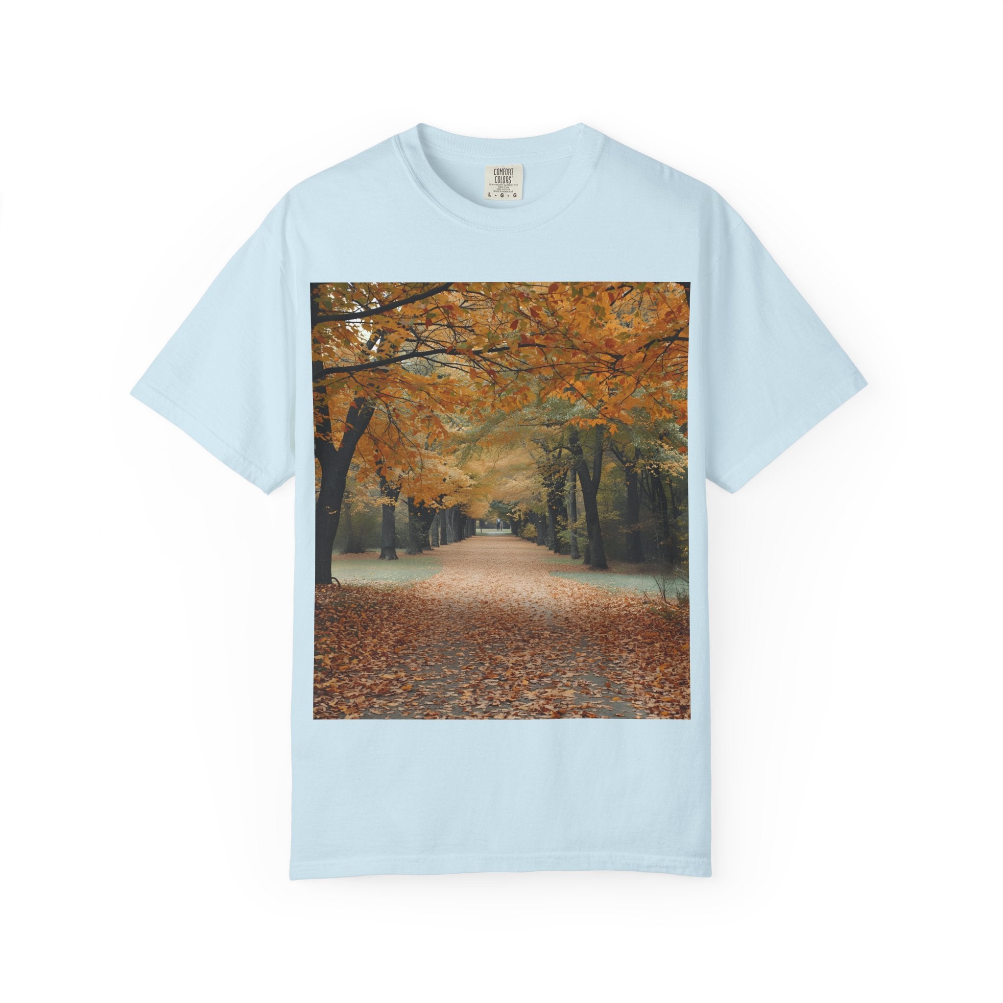 Autumn Pathways Unisex T-Shirt - Cozy Fall Vibes, Nature Lover's Tee, Seasonal Style, Perfect for Thanksgiving, Outdoors Events