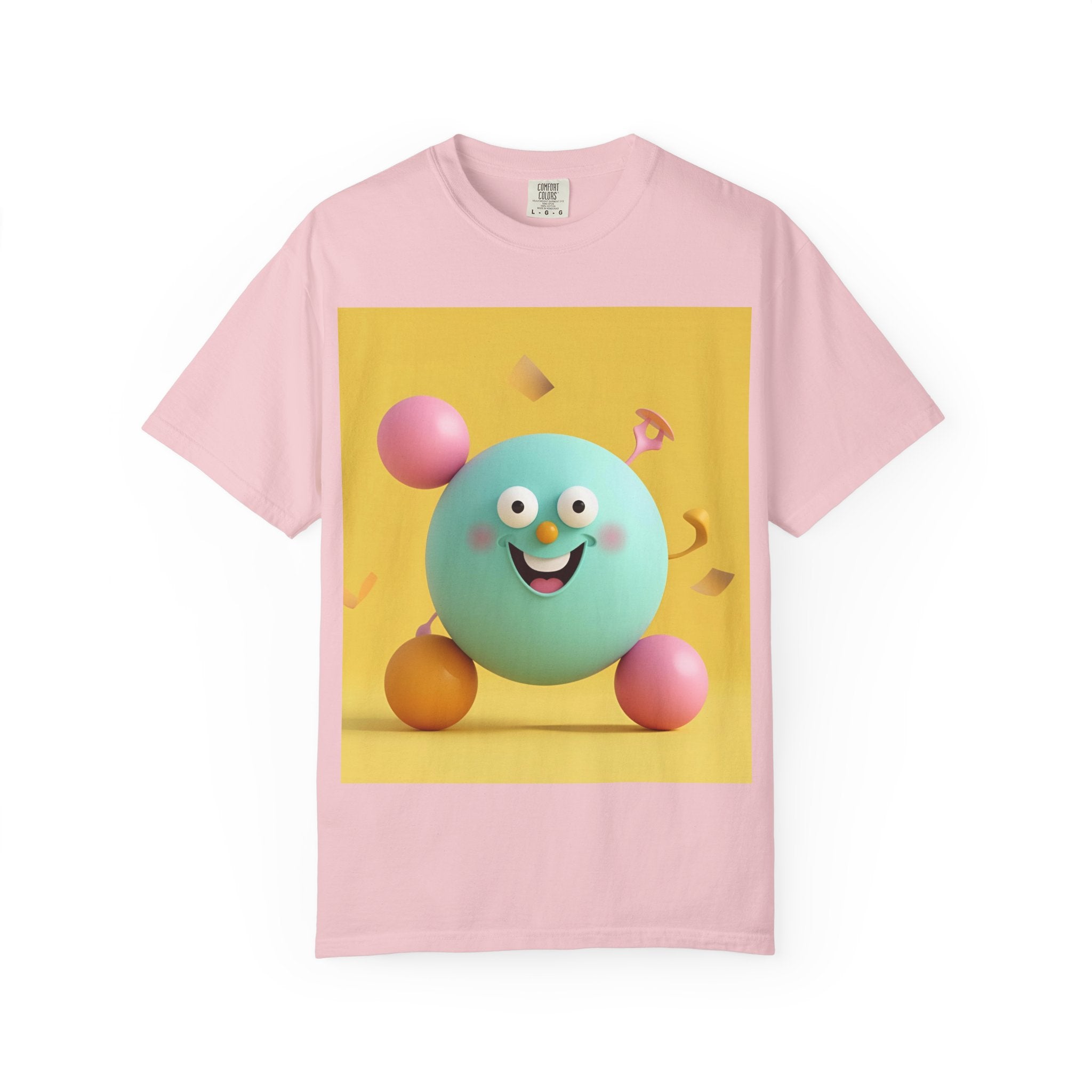 Playful Colorful Cartoon T-Shirt, Fun Graphic Tee, Summer Casual Wear, Gift for Kids and Adults, Birthday Party Outfit, Unique Design