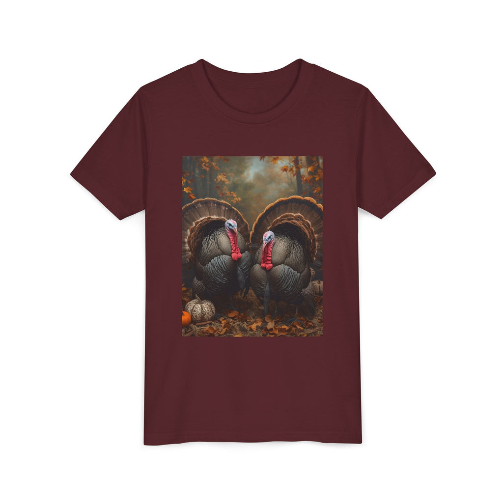 Thanksgiving Turkey Youth Short Sleeve Tee
