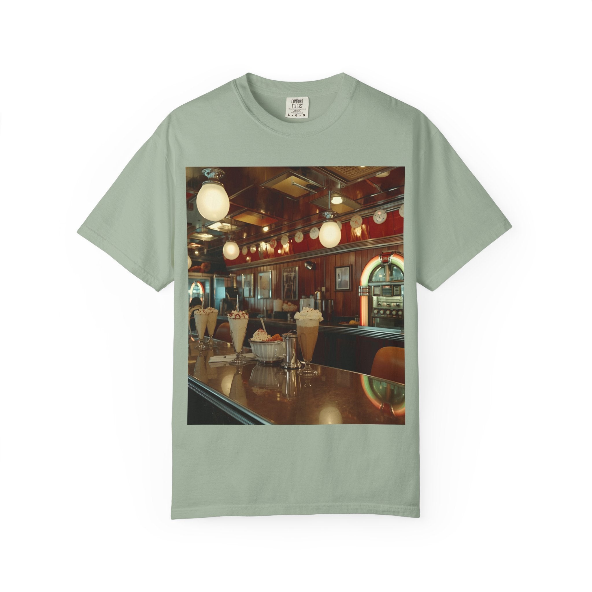 Cozy Vintage Café Vibe Unisex T-shirt, Casual Tee, Retro Style, Gift for Coffee Lovers, Summer Fashion, Everyday Wear