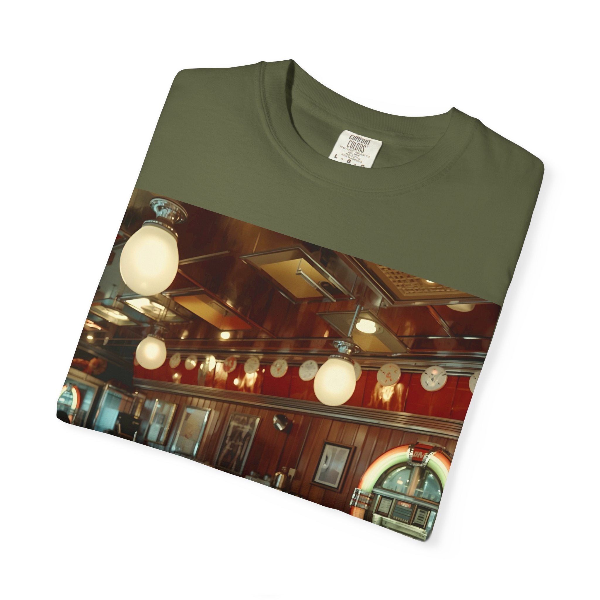 Cozy Vintage Café Vibe Unisex T-shirt, Casual Tee, Retro Style, Gift for Coffee Lovers, Summer Fashion, Everyday Wear