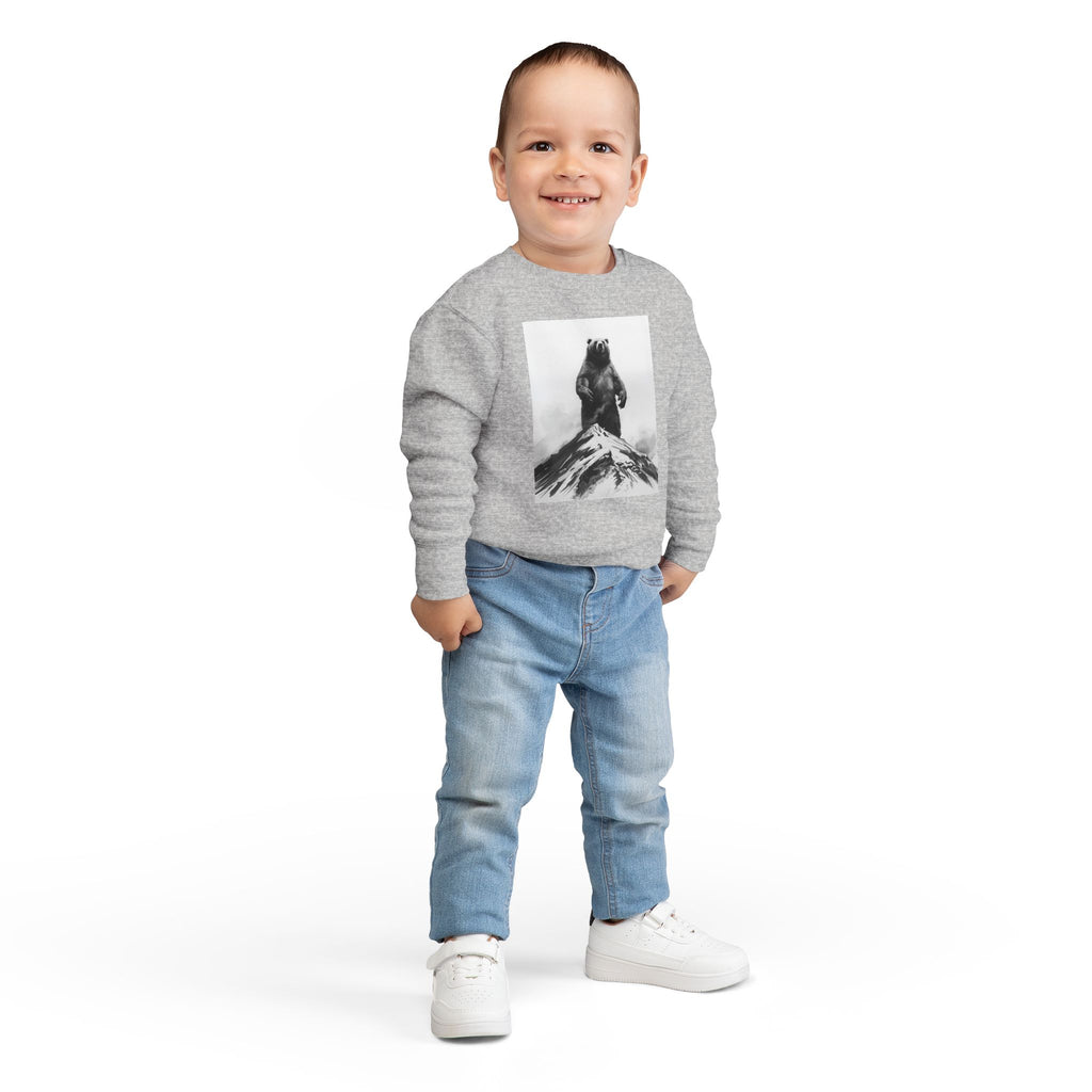 Bear Mountain Snow Toddler Sweatshirt