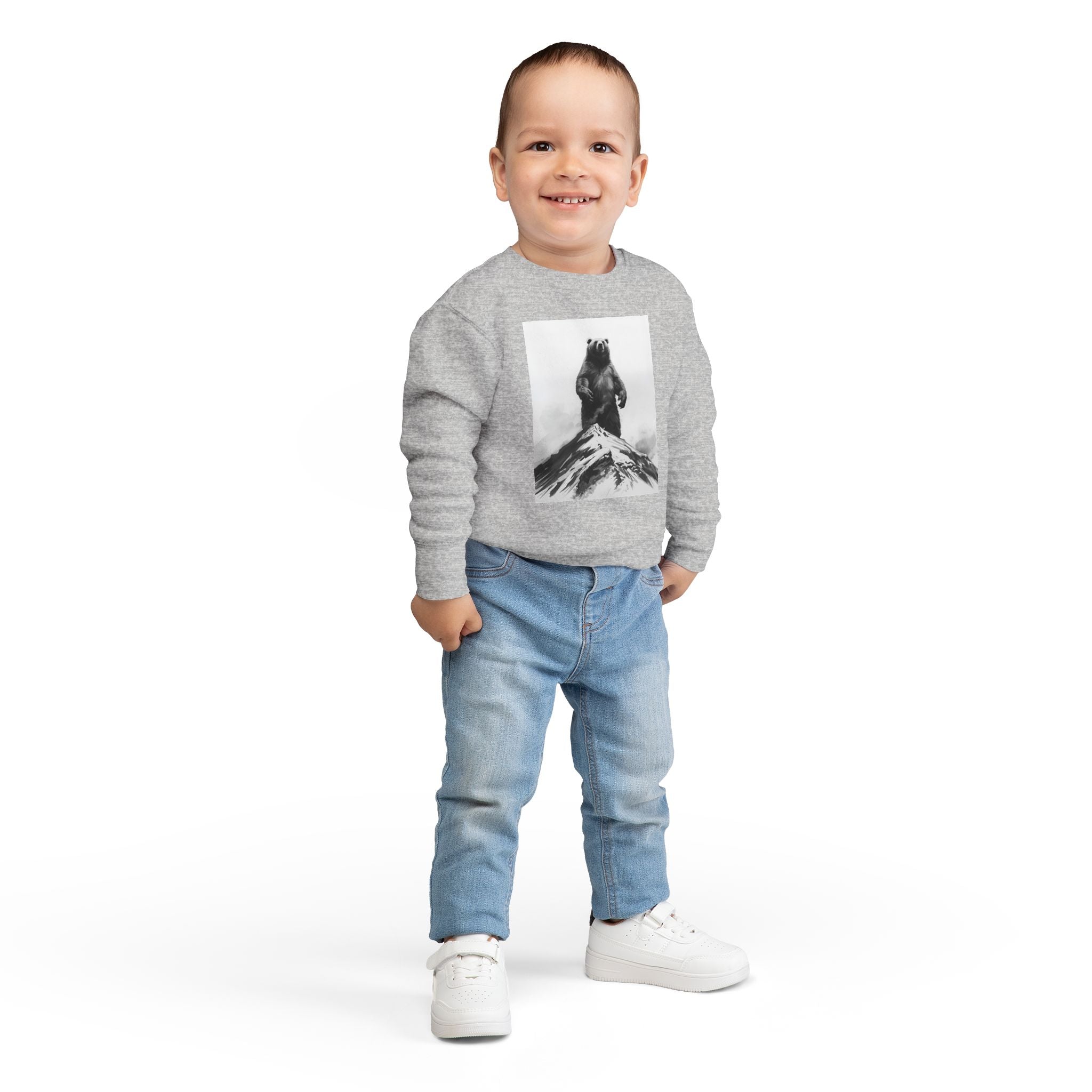 Bear Mountain Snow Toddler Sweatshirt