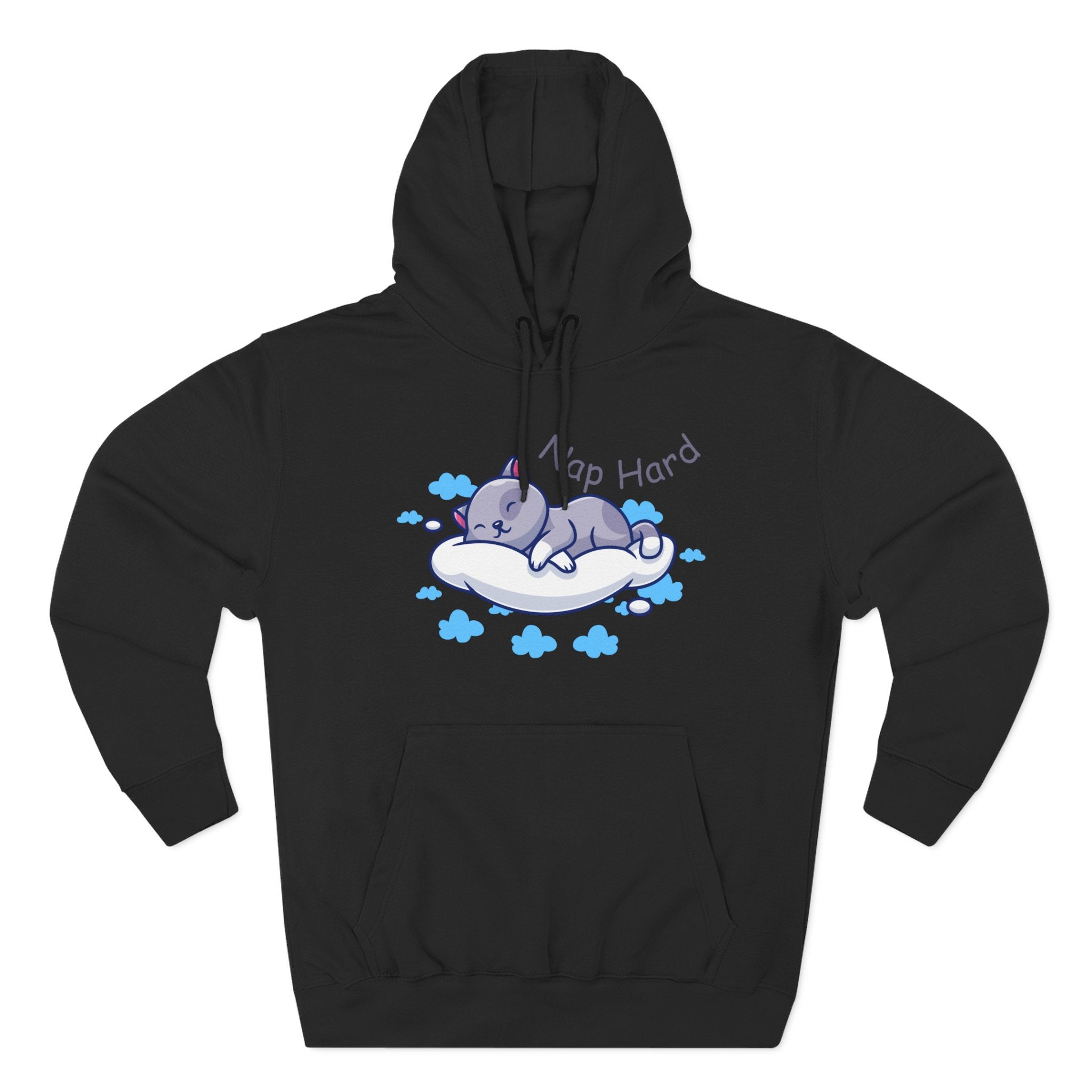Cozy Cat Nap Hoodie - Perfect for Pet Lovers, Chill Days, Cozy Nights, Birthday Gift, Cat Pajama