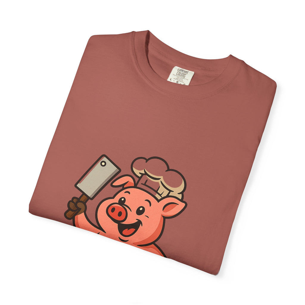 Funny Chef Pig T-shirt, Humorous Cooking Shirt, Gift for Food Lovers, BBQ Master Tee, Fun Kitchen Apparel
