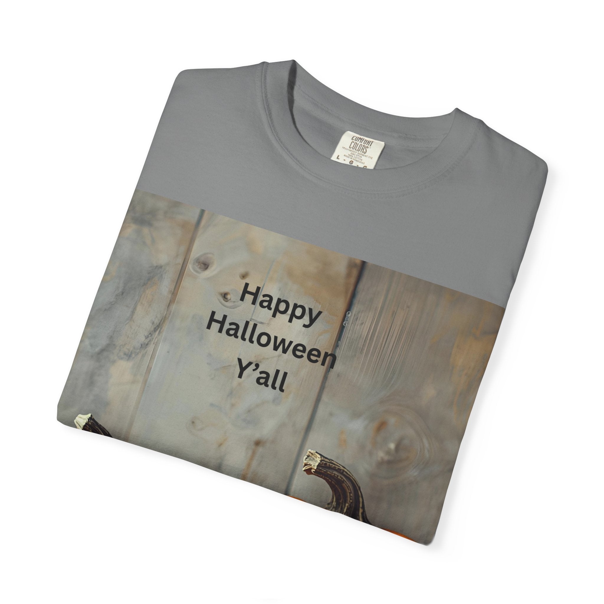 Happy Halloween Y'all T-Shirt | Cozy Fall Tee, Pumpkin Shirt, Unisex Halloween Apparel, October Gift, Casual Wear