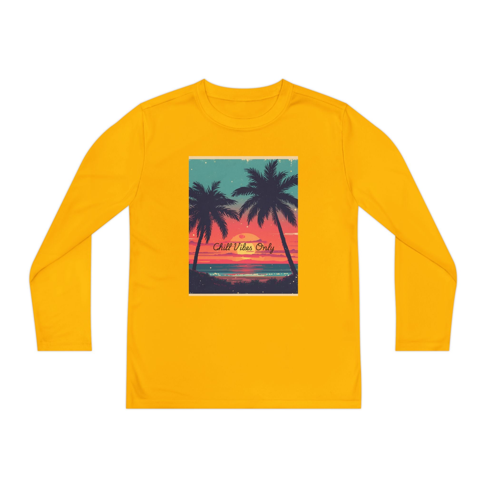 Tropical Sunset Youth Long Sleeve Competitor Tee