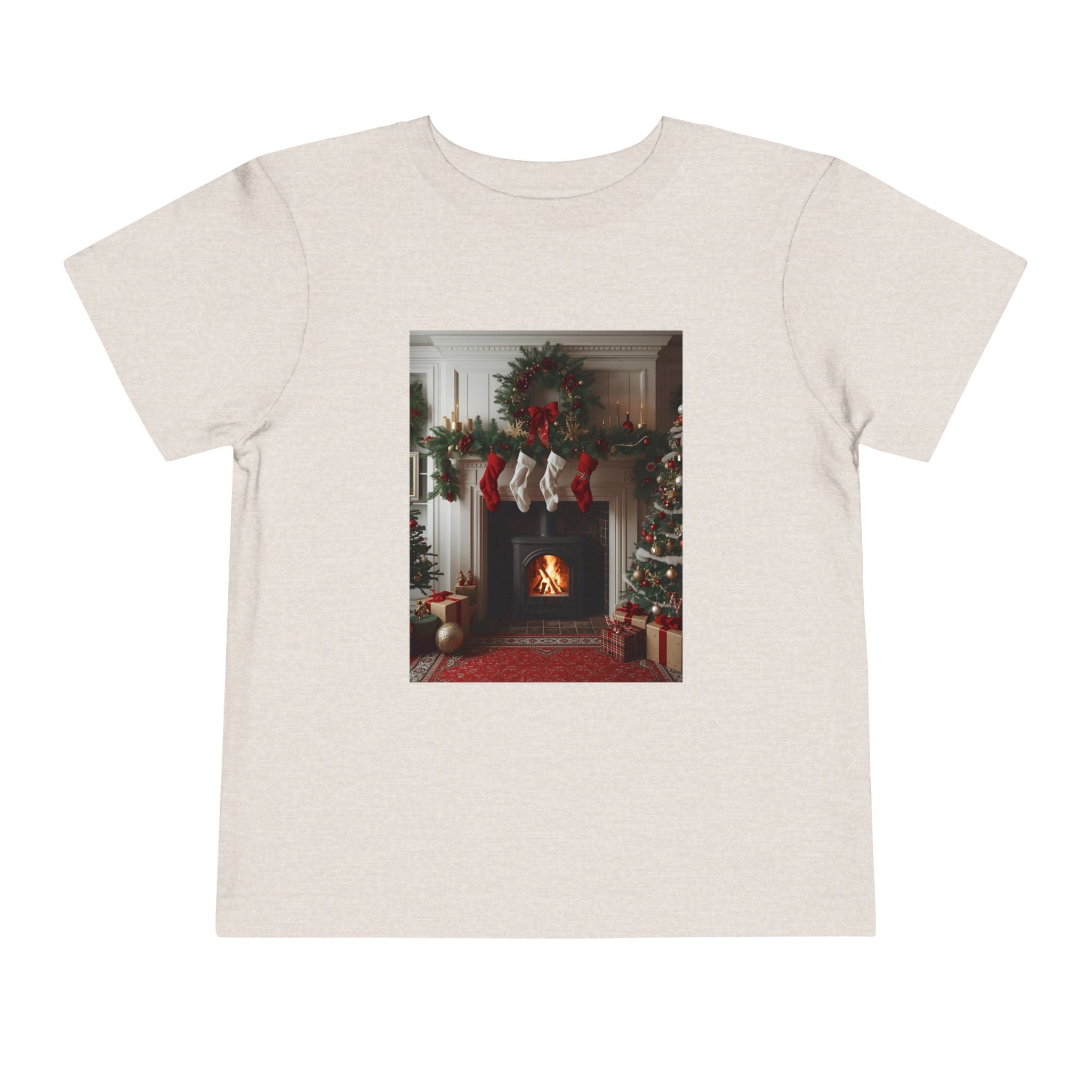 Cozy Christmas Toddler Tee, Holiday Kids Shirt, Cute Winter Tee, Toddler Christmas Outfit, Festive Short Sleeve Shirt