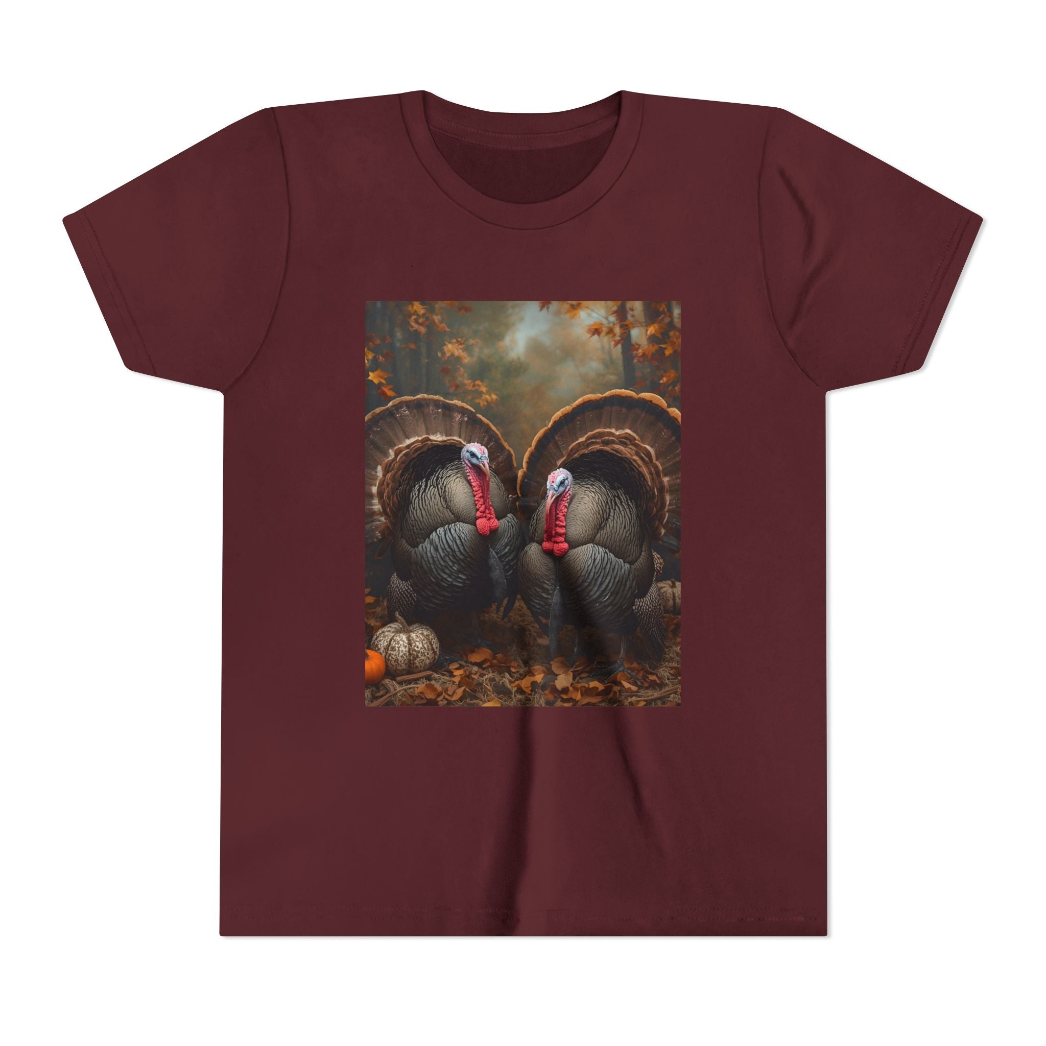 Thanksgiving Turkey Youth Short Sleeve Tee