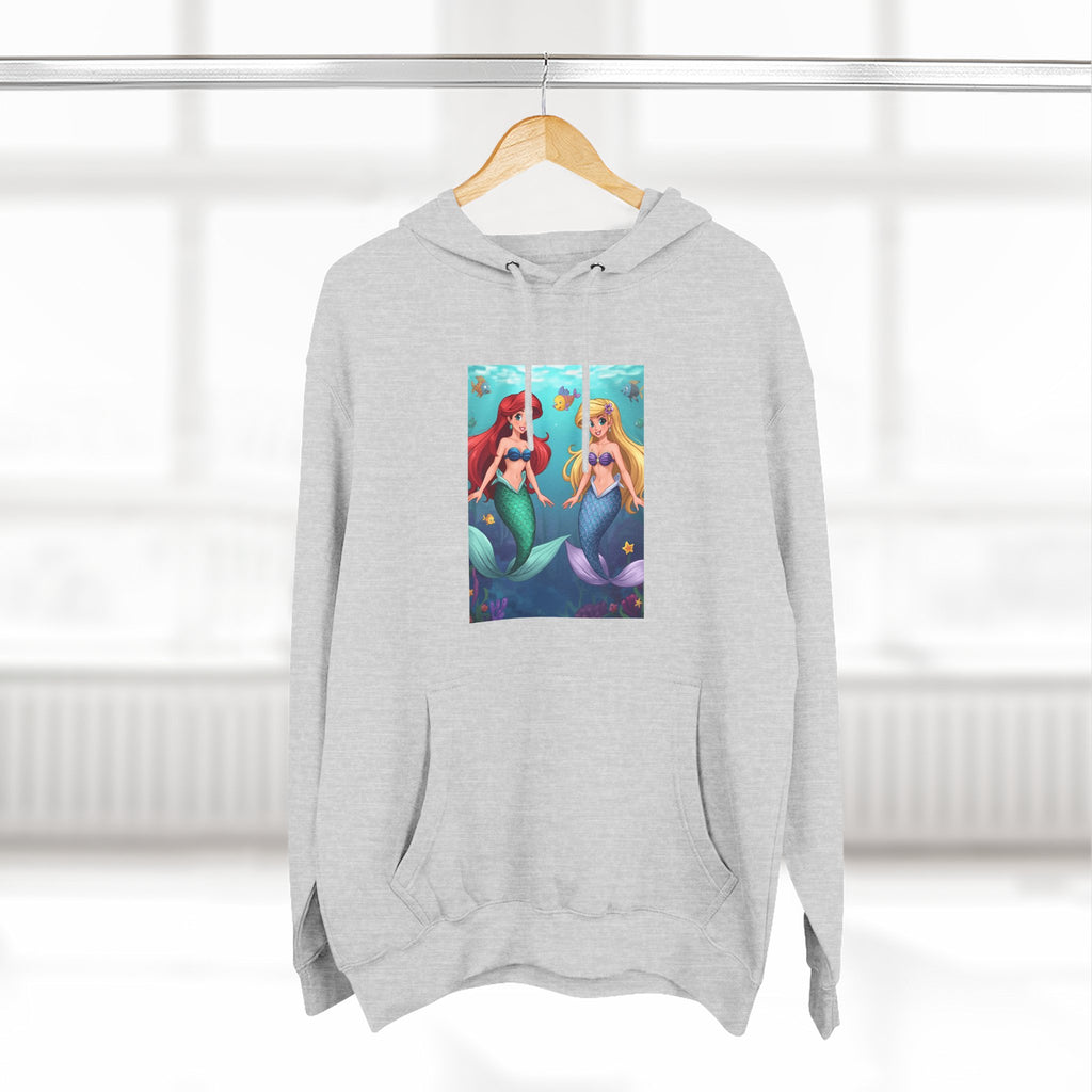 Mermaid Three-Panel Fleece Hoodie