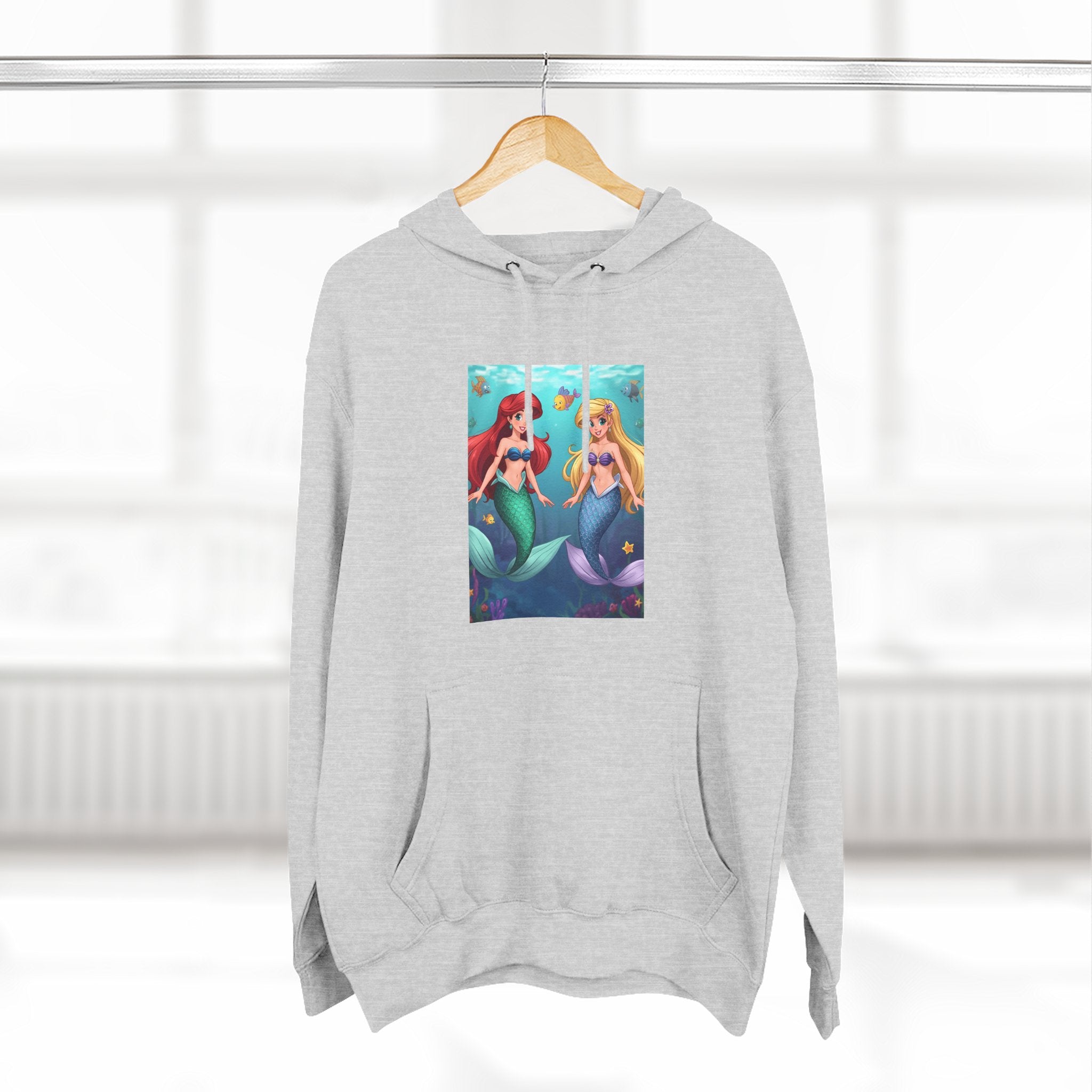 Mermaid Three-Panel Fleece Hoodie