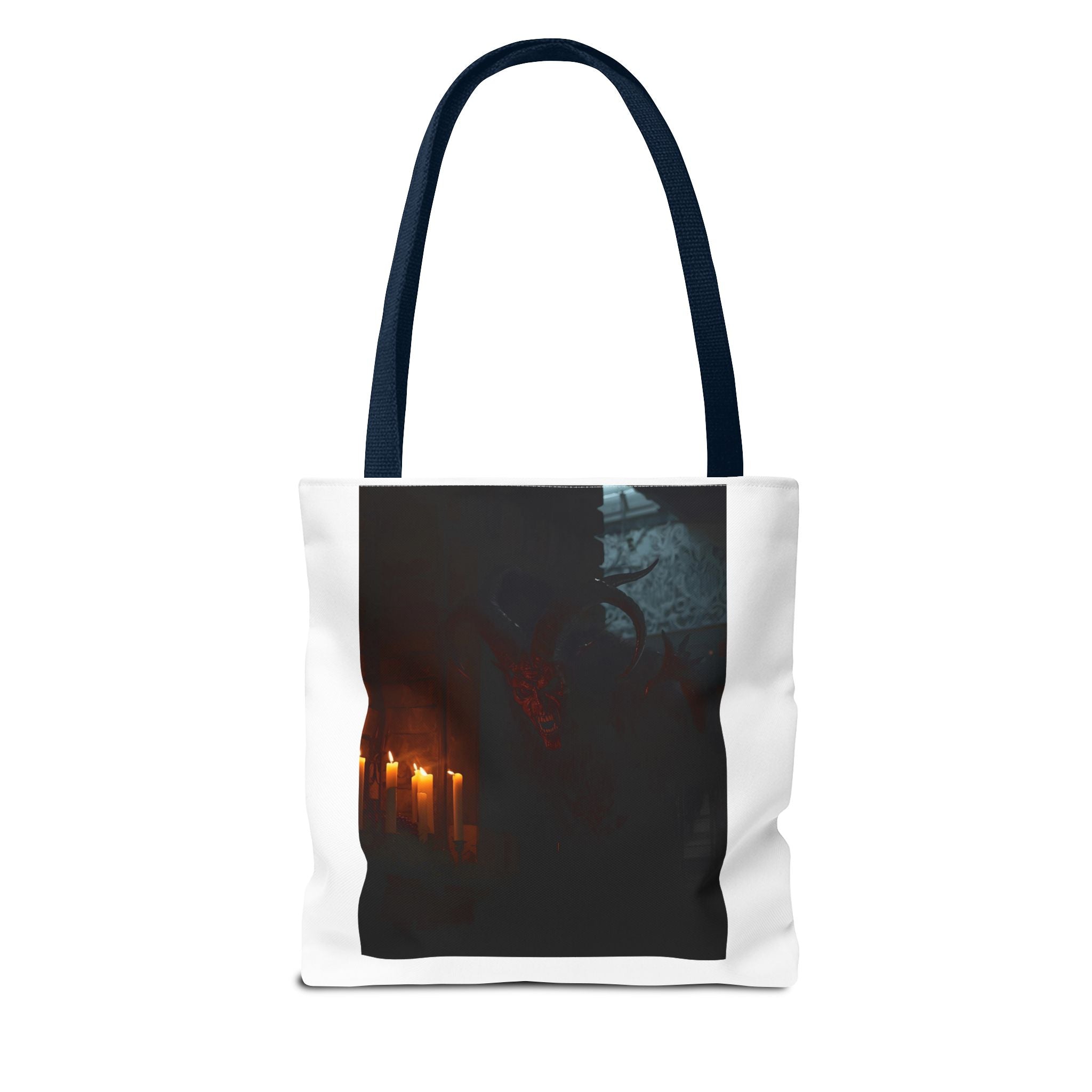 Spooky Halloween Pumpkin Shadow Tote Bag (AOP)