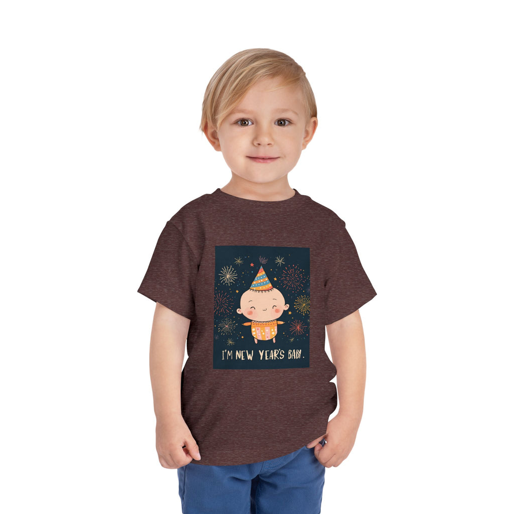 I Am A New Years Baby Toddler Short Sleeve Tee